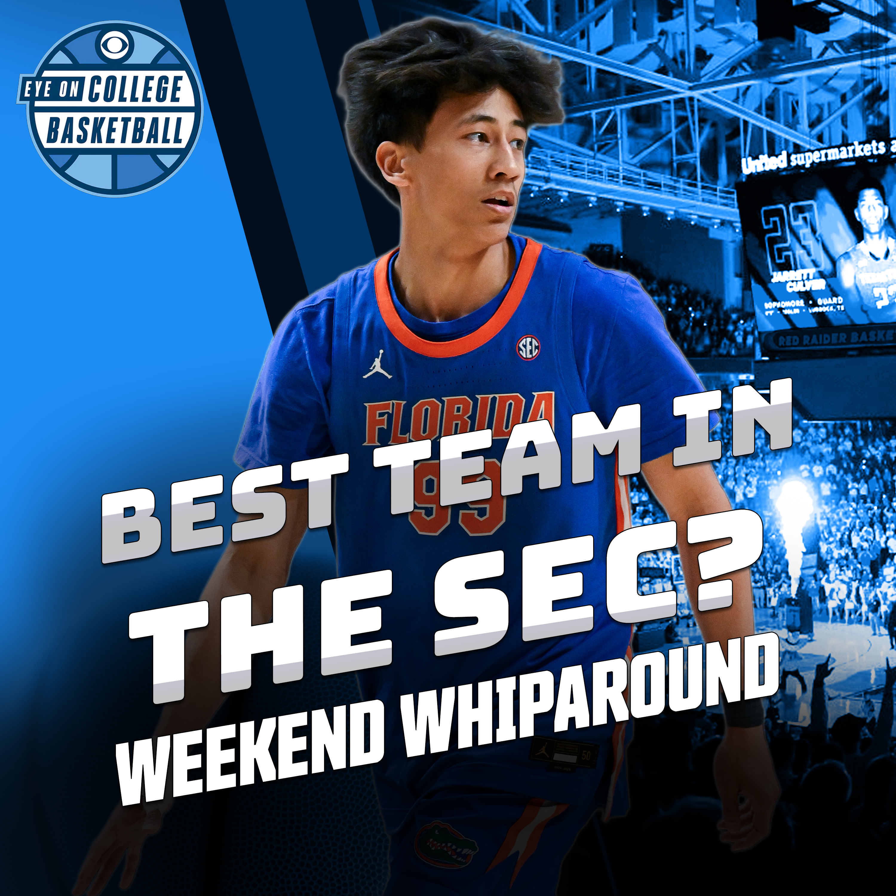 Florida rips control of SEC from Vandy + Kentucky flips its season; TTU shuts down AJ Dybantsa; Darryn Peterson =🔥; UNC = 😬; power-ranking Big Ten episode artwork