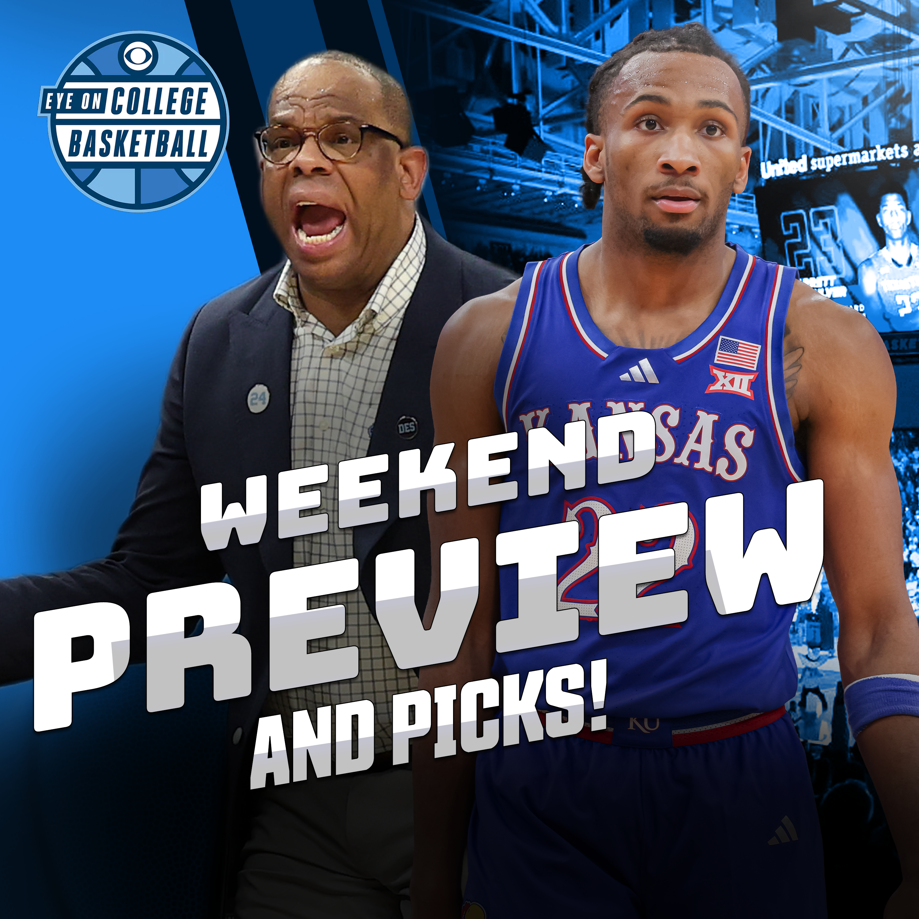 Preview + picks: Kansas-UNC, G’town-Maryland, Bama-St. John’s, Arkansas-Sparty headline CBB’s first weekend; No. 1 prospect Tyran Strokes switching schools episode artwork