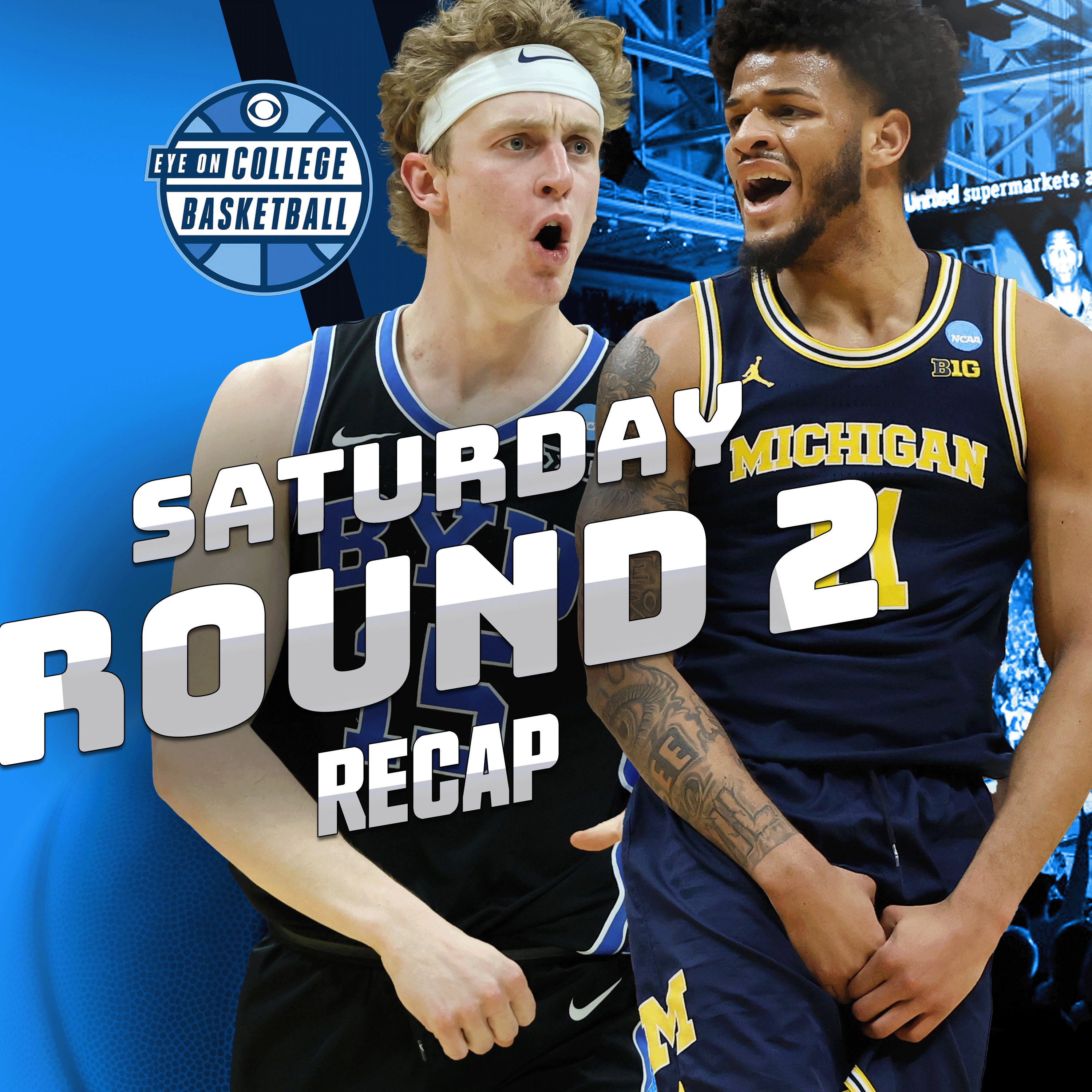 March Madness 2025 Round 2 Saturday Recap - Arkansas UPSETS St. Johns; Auburn, Michigan, BYU advance episode artwork