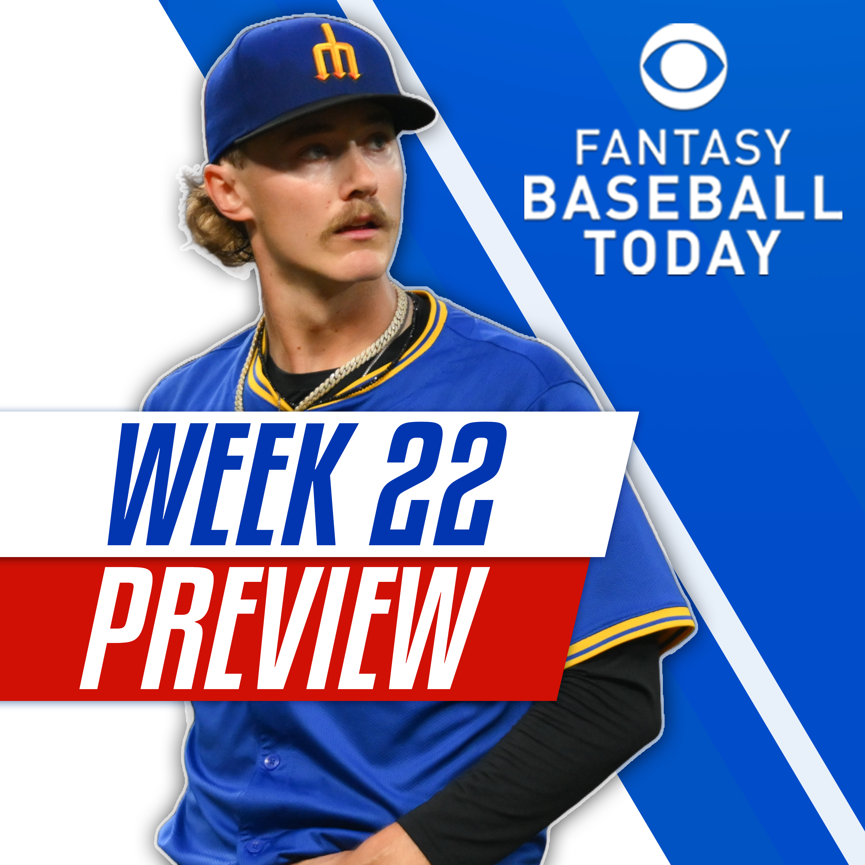 Bryce Miller Heating Up, Rankings Updates & Week 22 Preview! (8/16 Fantasy Baseball Podcast) episode artwork