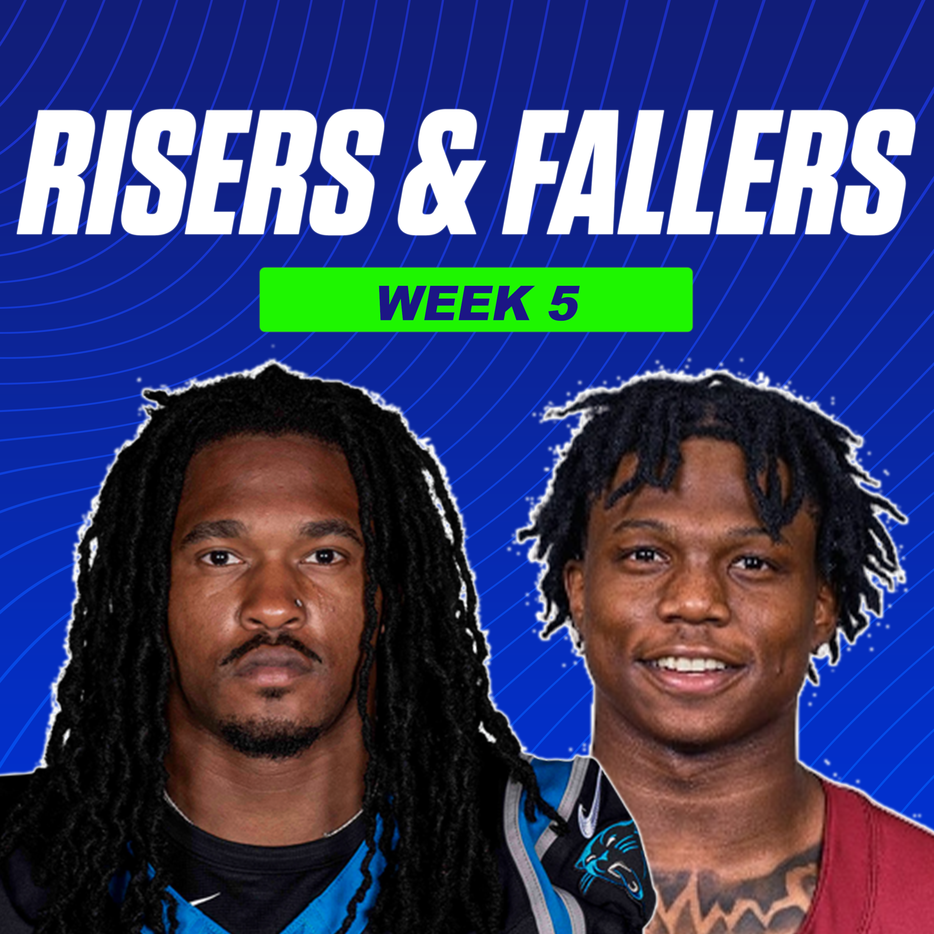 Week 5 Recap! Jacory Croskey-Merritt, Rico Dowdle, Winners, Losers and More (10/05 Fantasy Football Podcast) episode artwork