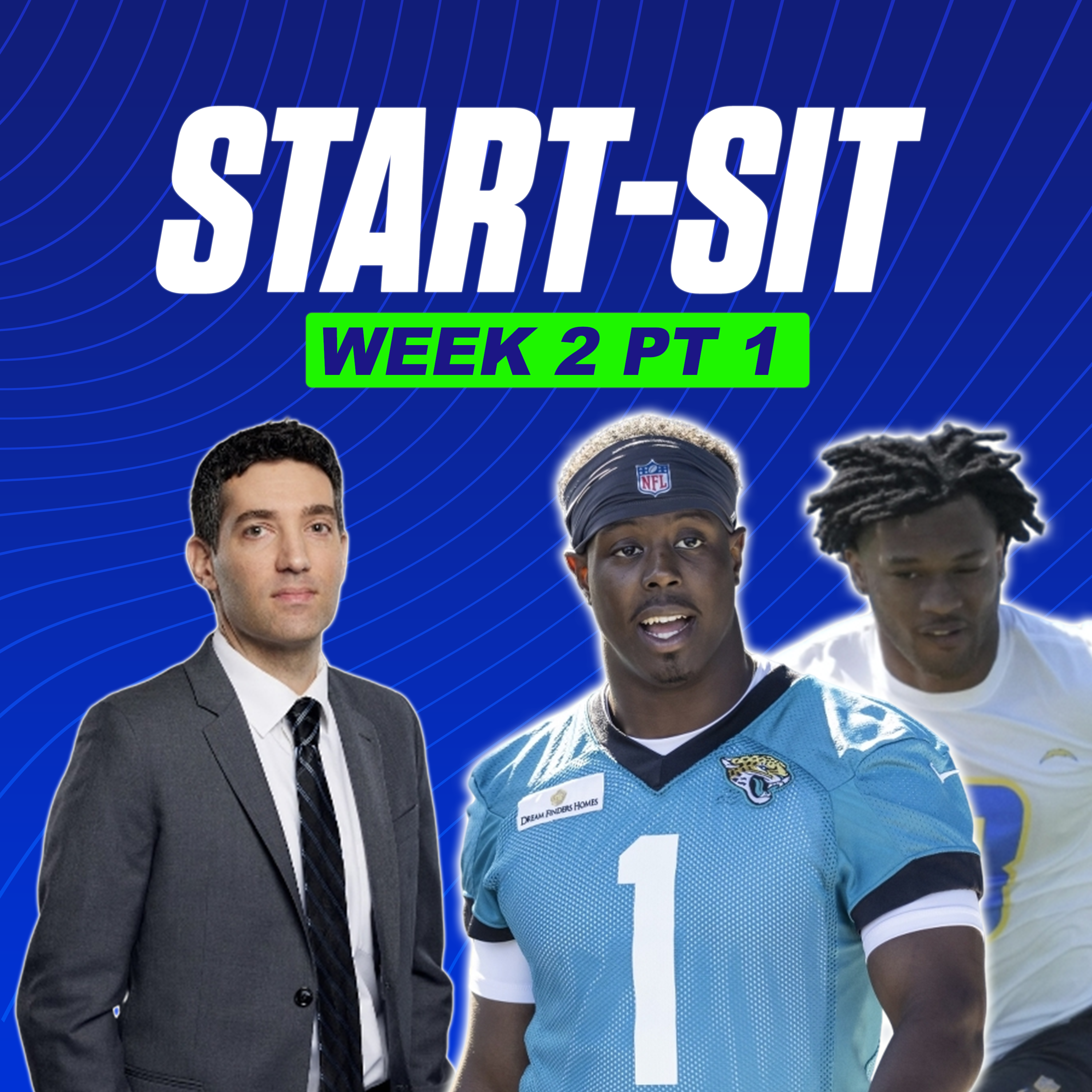 Start or Sit (AFC): Travis Etienne, Omarion Hampton, Browns and Chargers WRs and More (09/11 Fantasy Football Podcast) episode artwork