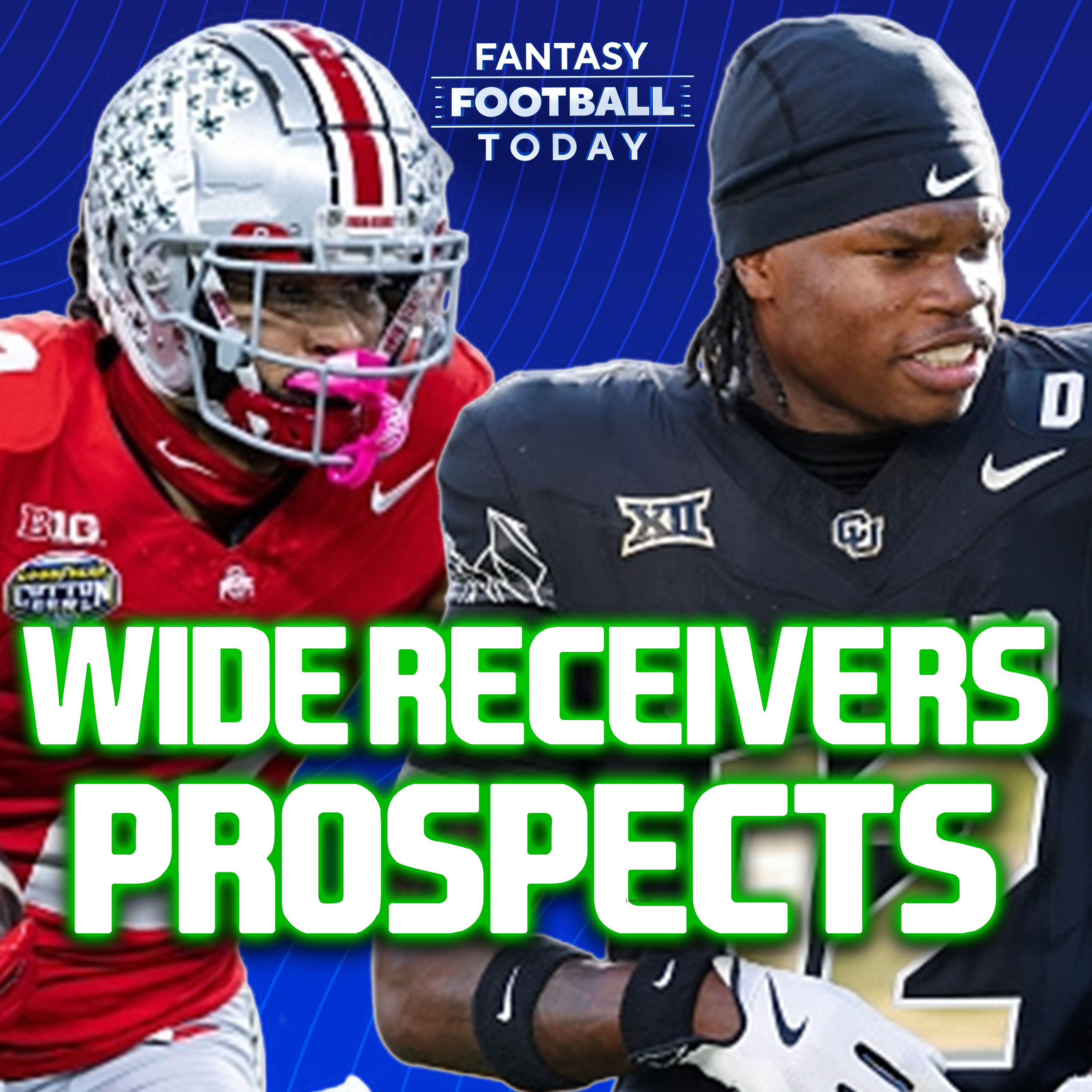 NFL Draft Prep: WR Preview! Hunter, Burden, Egbuka and More (04/10 Fantasy Football Podcast) episode artwork