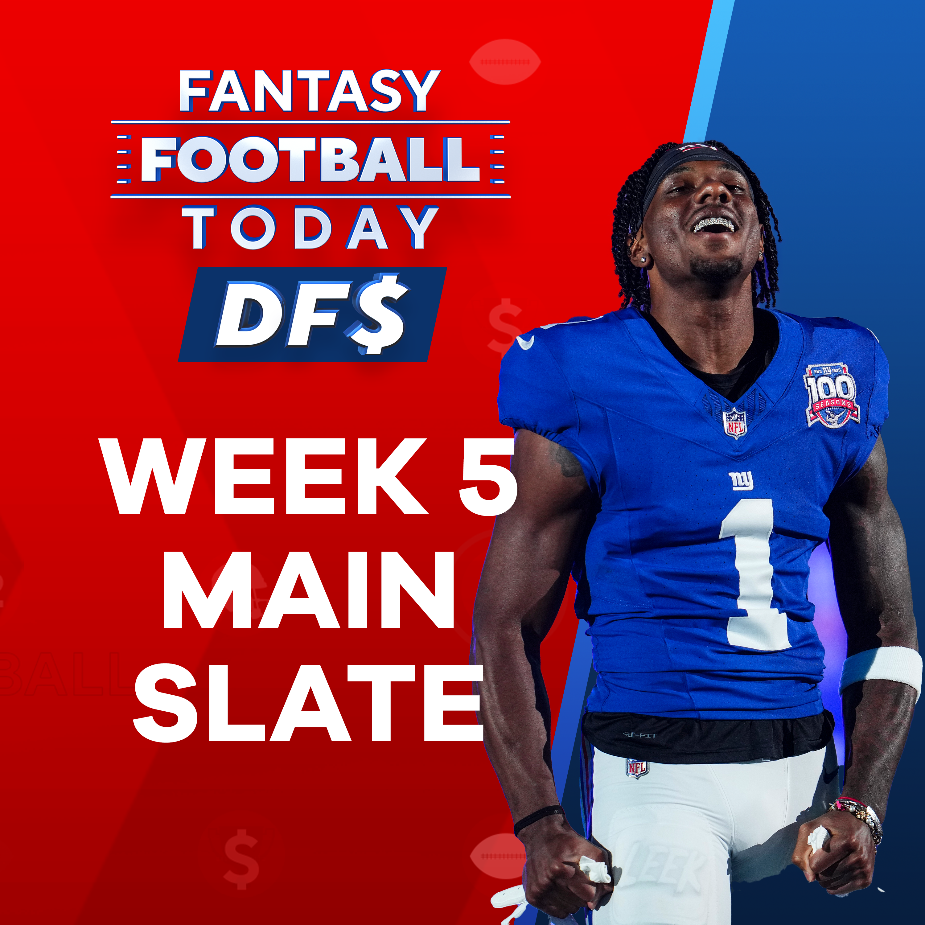 NFL DFS Week 5 Preview: Main Slate Lineups, Picks, Stacks and Ownership (FFT DFS) episode artwork