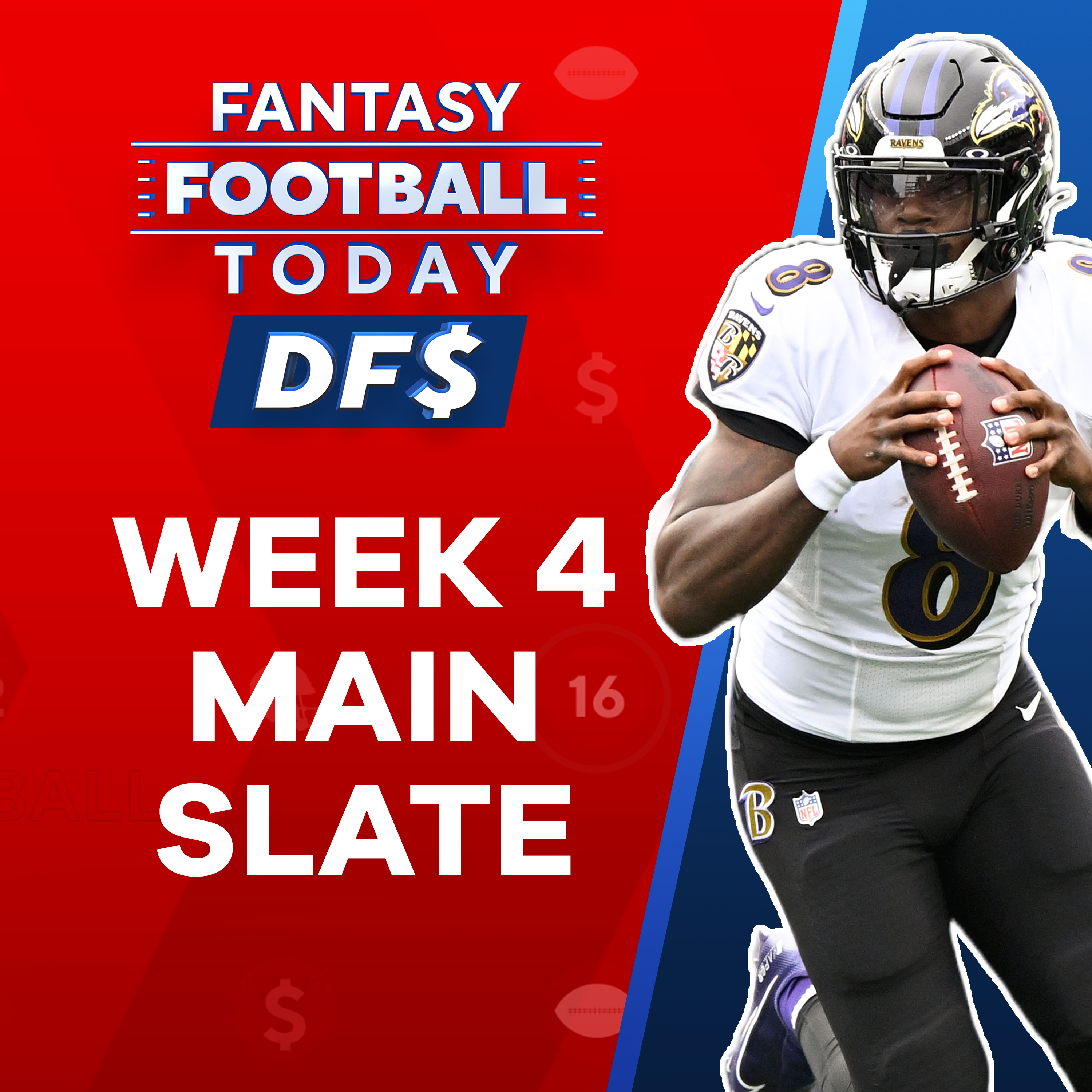 NFL DFS Week 4 Preview: Main Slate Lineups, Picks, Stacks and Ownership (FFT DFS) episode artwork