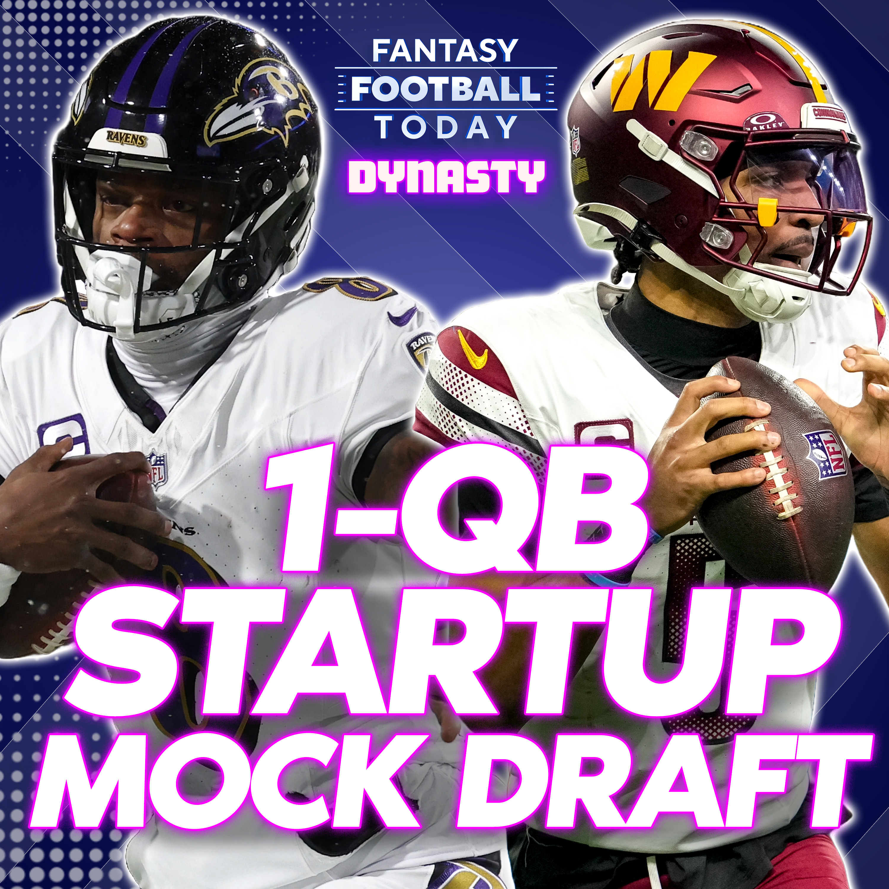 Dynasty Fantasy Football 1-QB Startup Mock Draft (FFT Dynasty) | 2025 Strategy & Tips episode artwork
