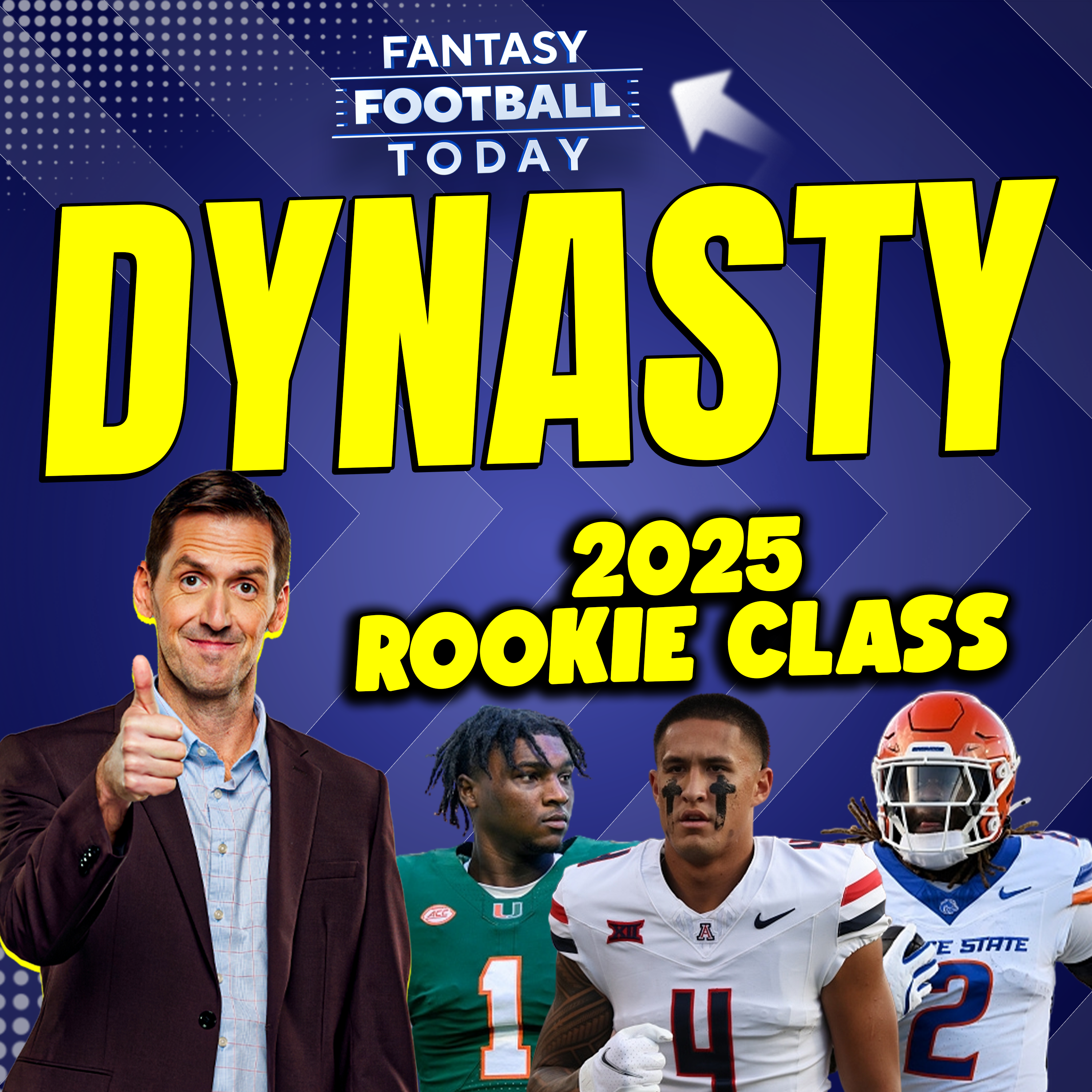 2025 Rookie Class Breakdown & Superflex Rookie-Only Mock Draft (Fantasy Football Dynasty 03/04) episode artwork