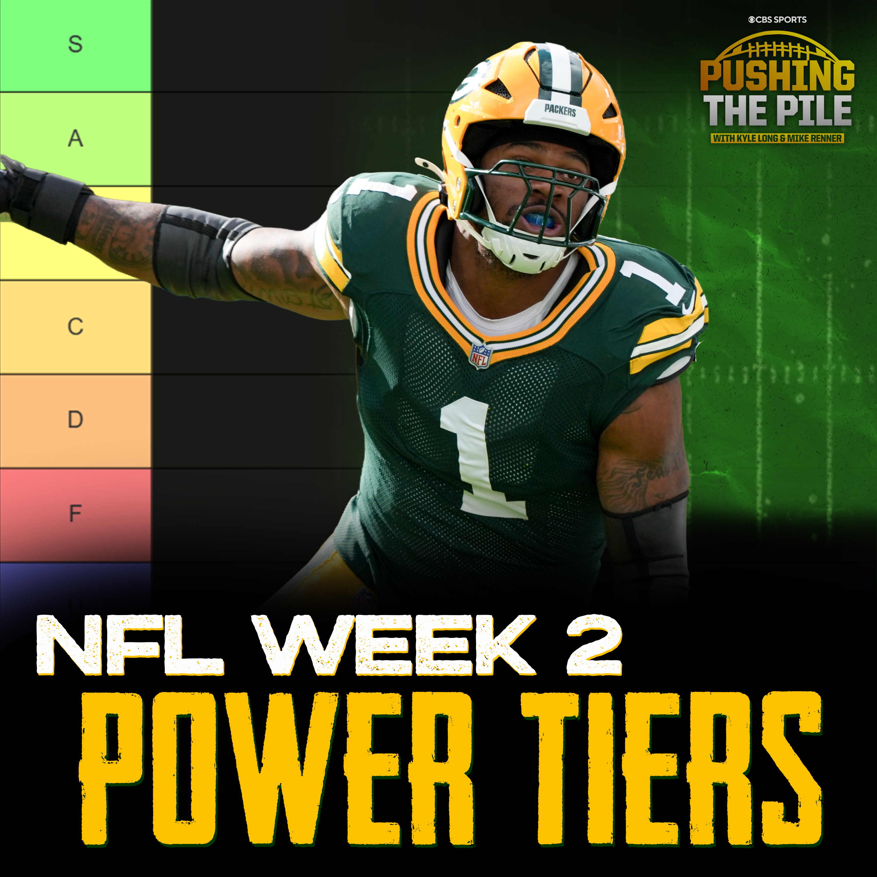 Week 2 POWER TIERS: Packers Super Bowl Favorites, Chiefs Slip, Dolphins Plummet episode artwork