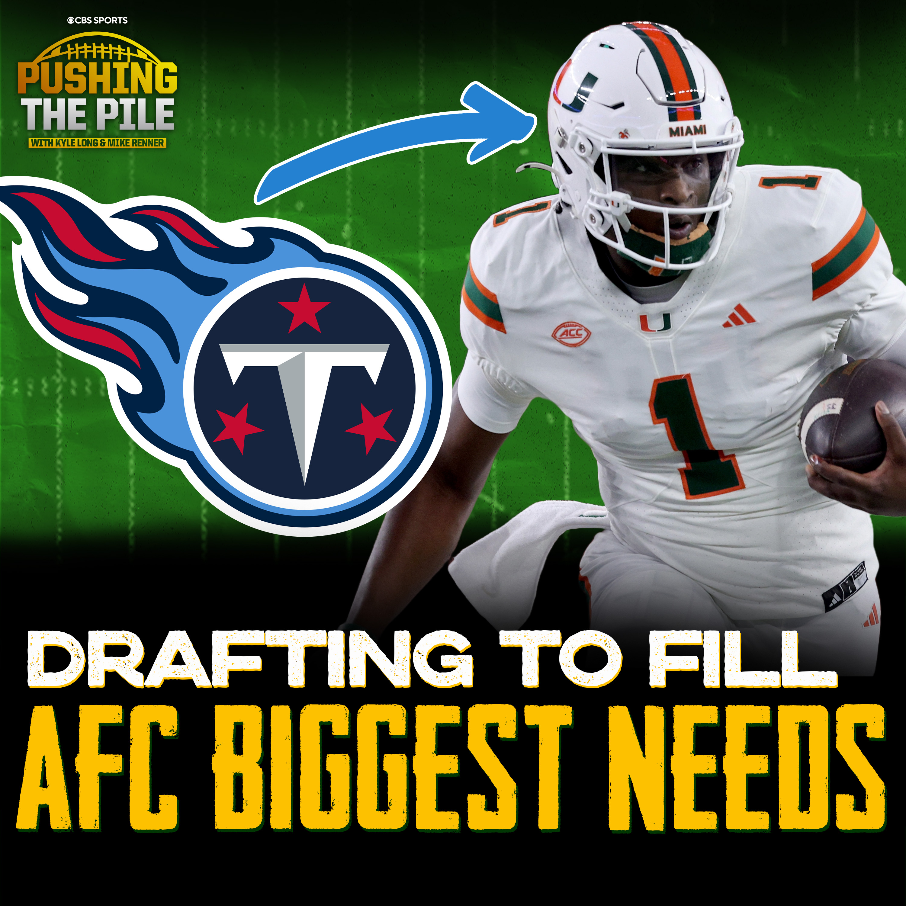 Cam Ward Pro Day Recap + Filling Every AFC Team's Biggest Remaining Need Through the Draft episode artwork