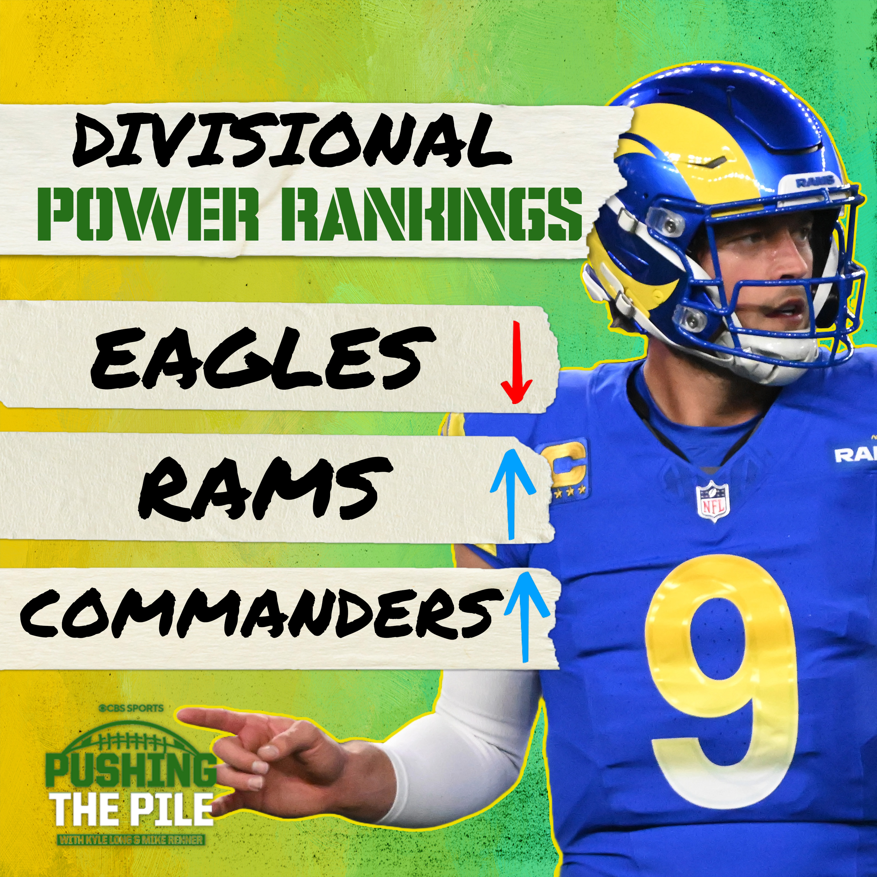 Divisional Power Rankings: Commanders surprise, Eagles balk, Lions & Chiefs lurk w/Pete Prisco episode artwork
