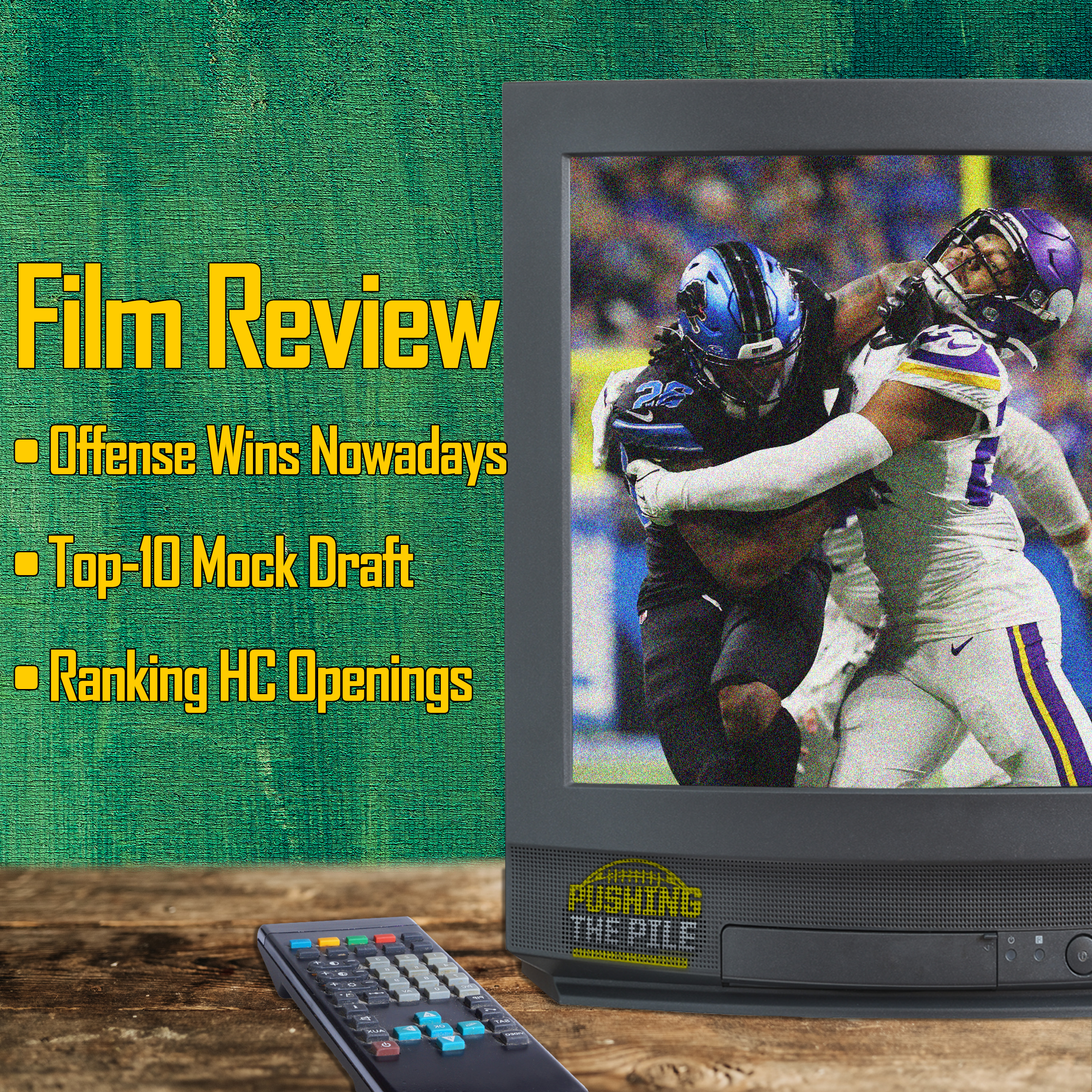 Film Review: Offense wins championships now, Ranking HC openings & 2025 Mock Draft + Mailbag | PTP episode artwork