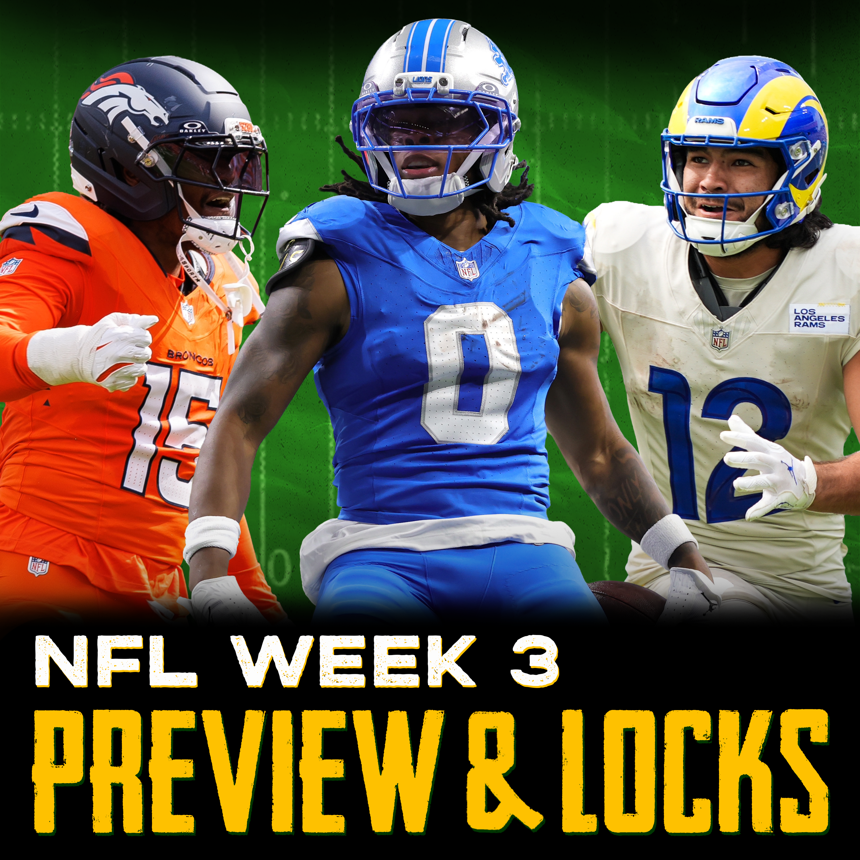 Week 3 NFL Preview & Locks: Lions-Ravens, Jalen Hurts vs. Matt Stafford + More episode artwork