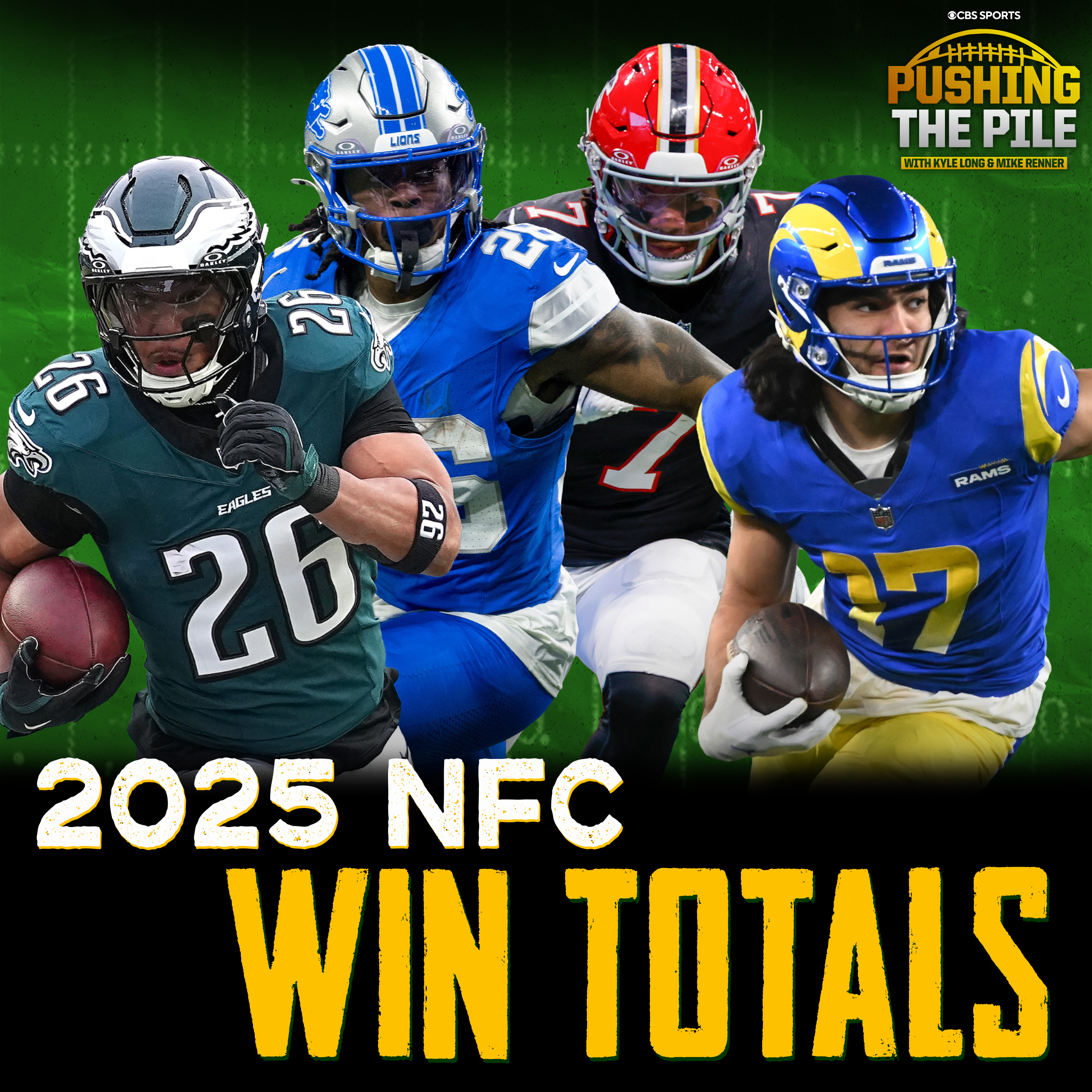 Predicting Win Totals for EVERY TEAM in the NFC: Are the Eagles Still the Team to Beat? | PTP episode artwork