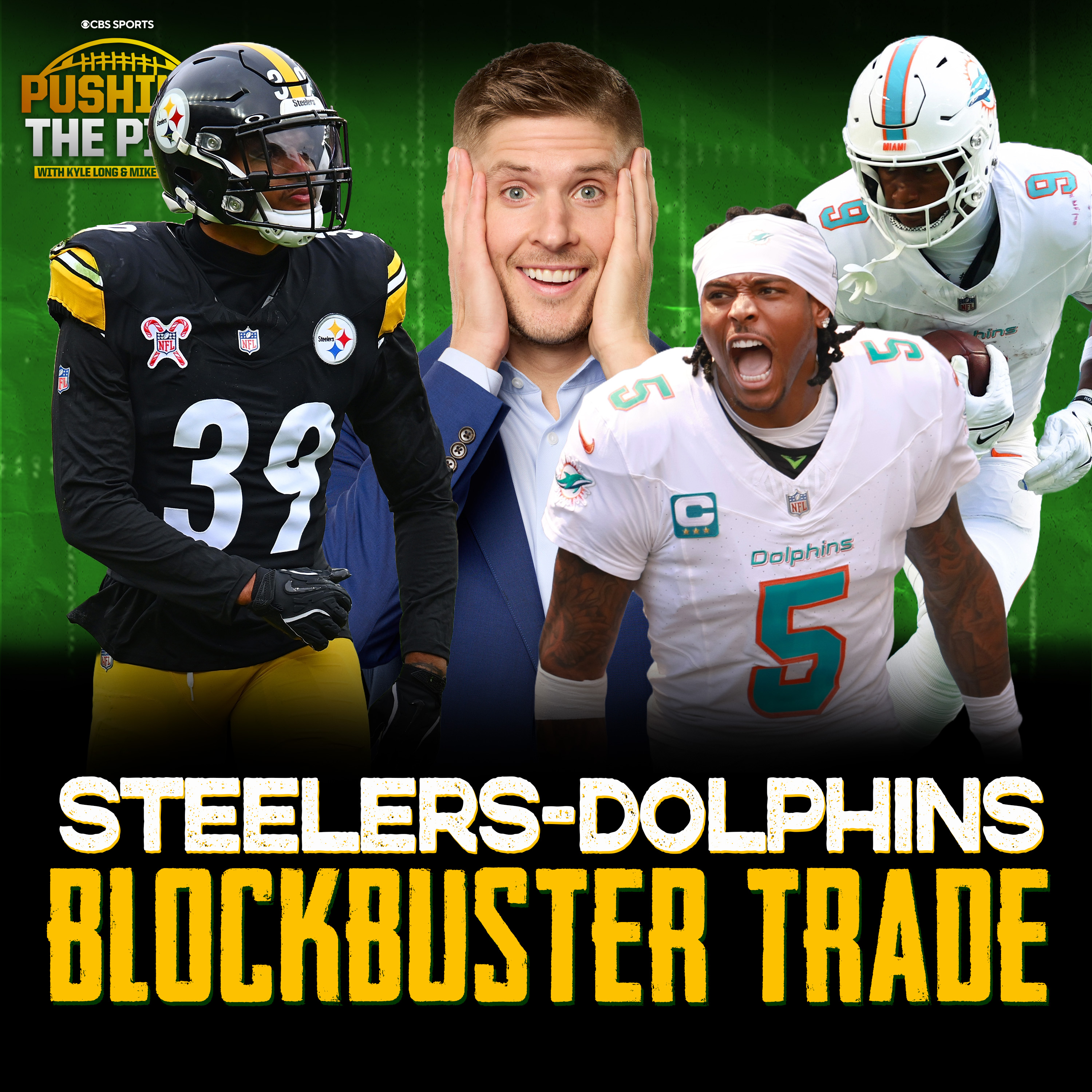 🚨GRADE THE TRADE🚨 Jalen Ramsey, Jonnu Smith for Minkah Fitzpatrick in Dolphins-Steelers Blockbuster episode artwork