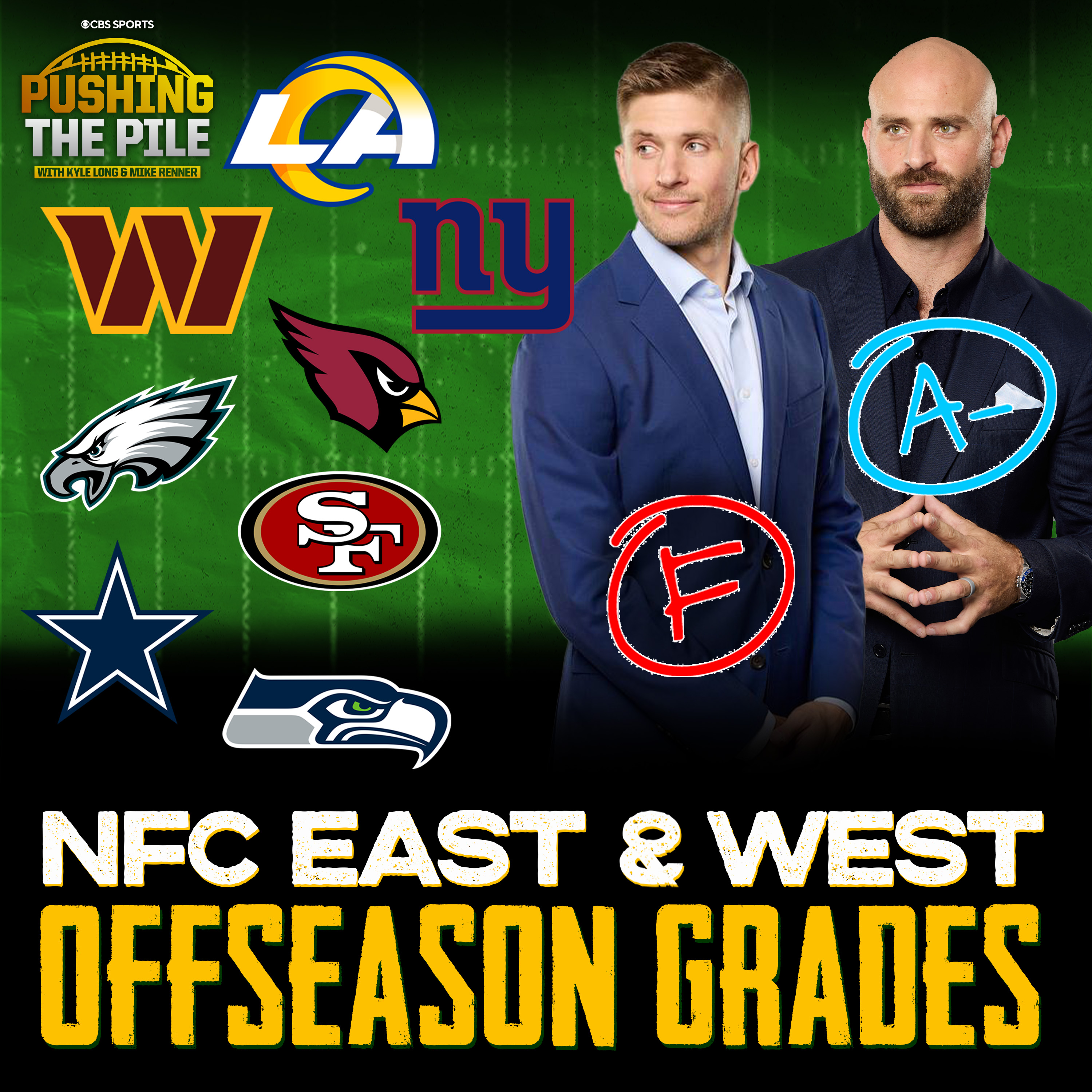 Offseason Grades! NFC East and West | Giants Come Up Big, Seahawks Make Questionable Moves episode artwork