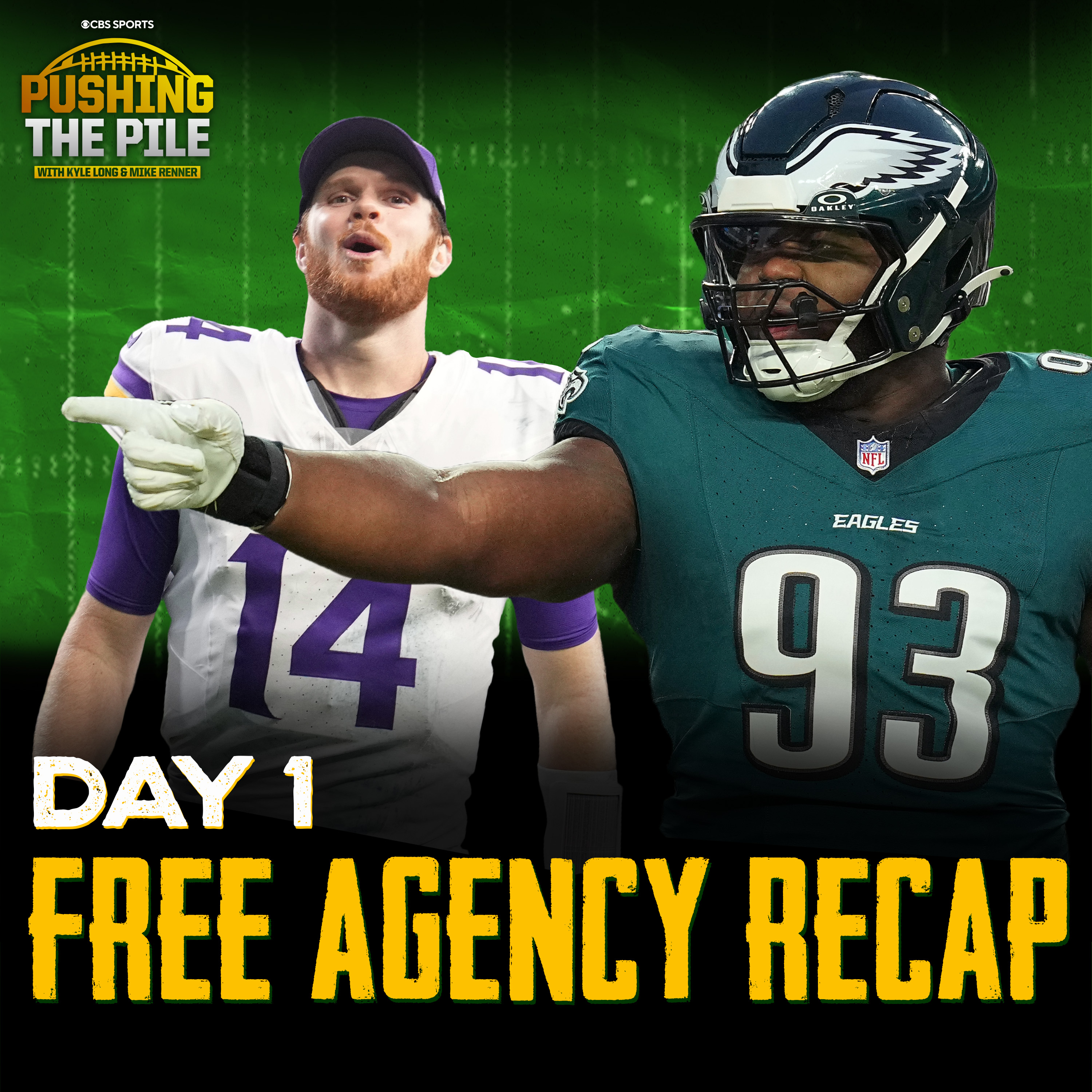 Free Agency Day 1 Recap: Sam Darnold joins the Seahawks, Justin Fields is a Jet + More | PTP episode artwork