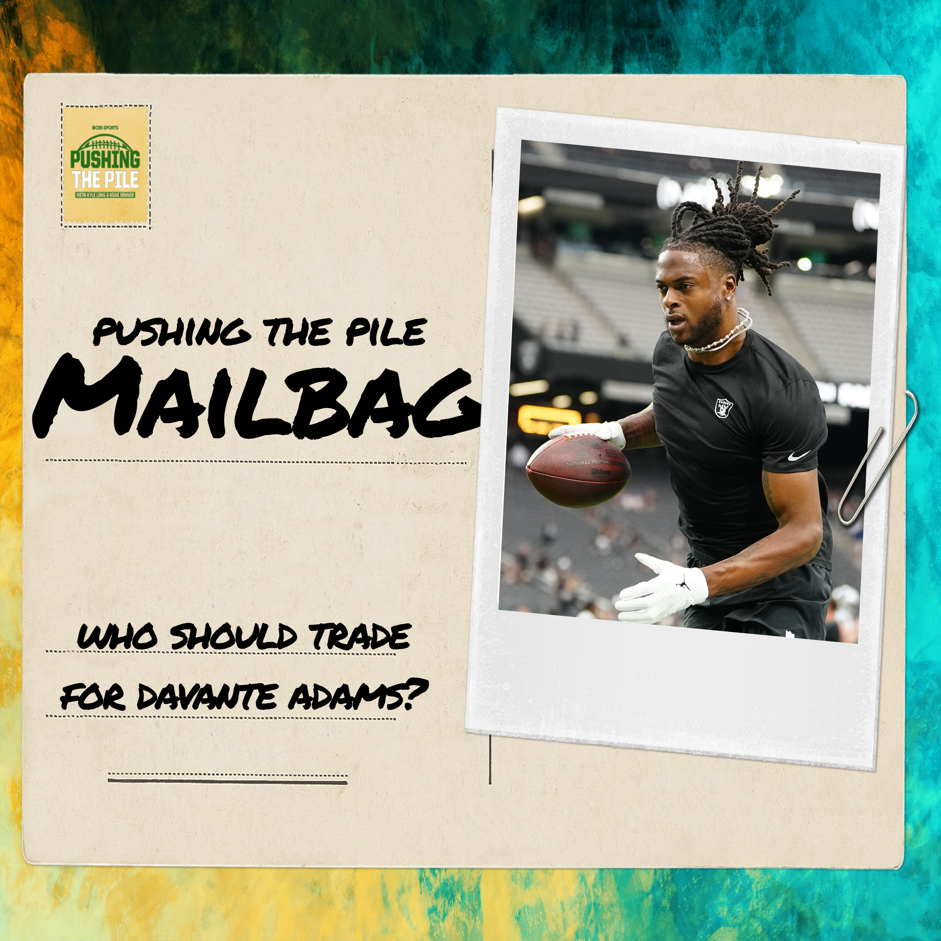 NFL Mailbag: Davante Adams trade destinations, player development + the unstoppable Double A-Gap Mug episode artwork