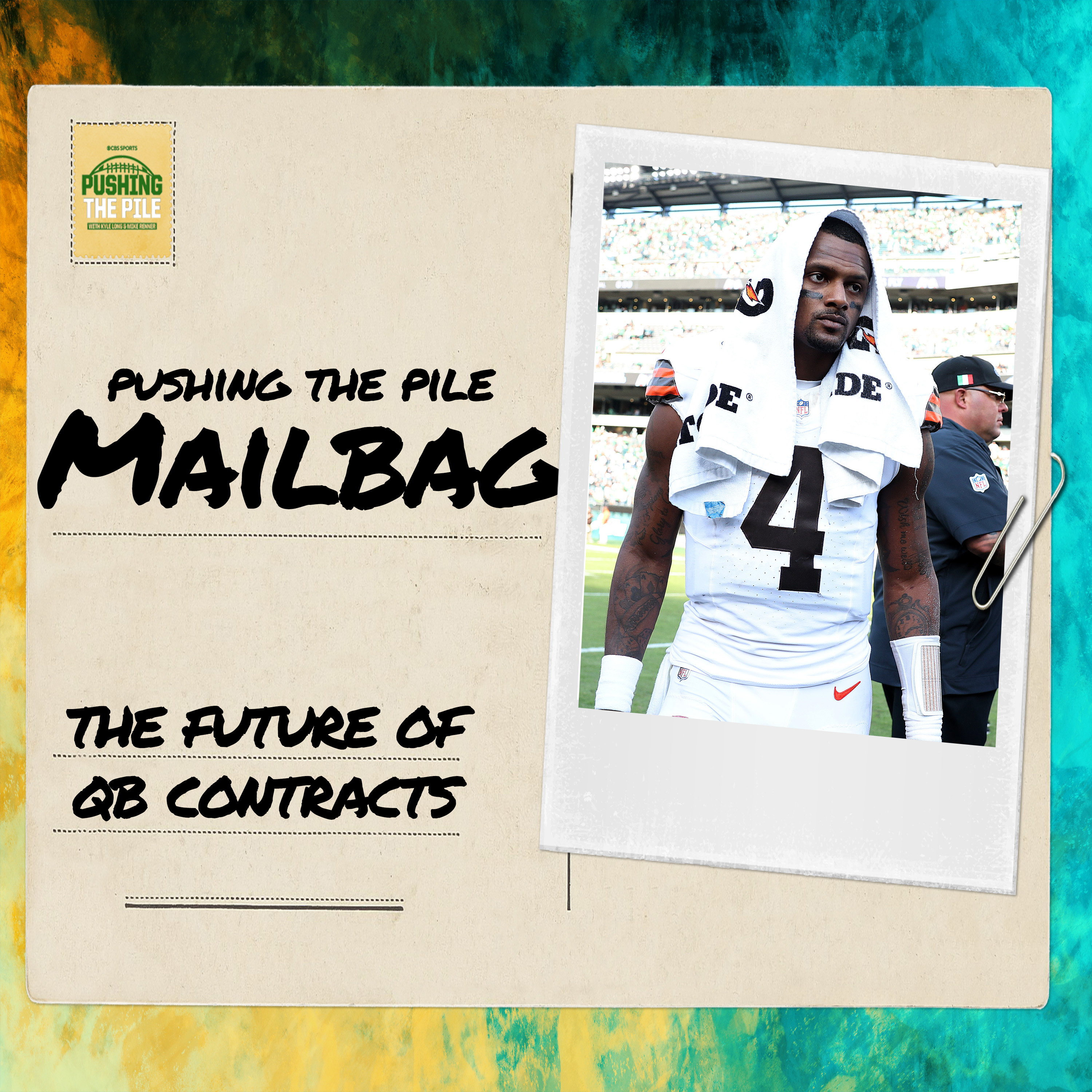 NFL Mailbag: Deshaun, Dak & Tua - the future of QB contracts, Jets are too late + artful HB screens episode artwork