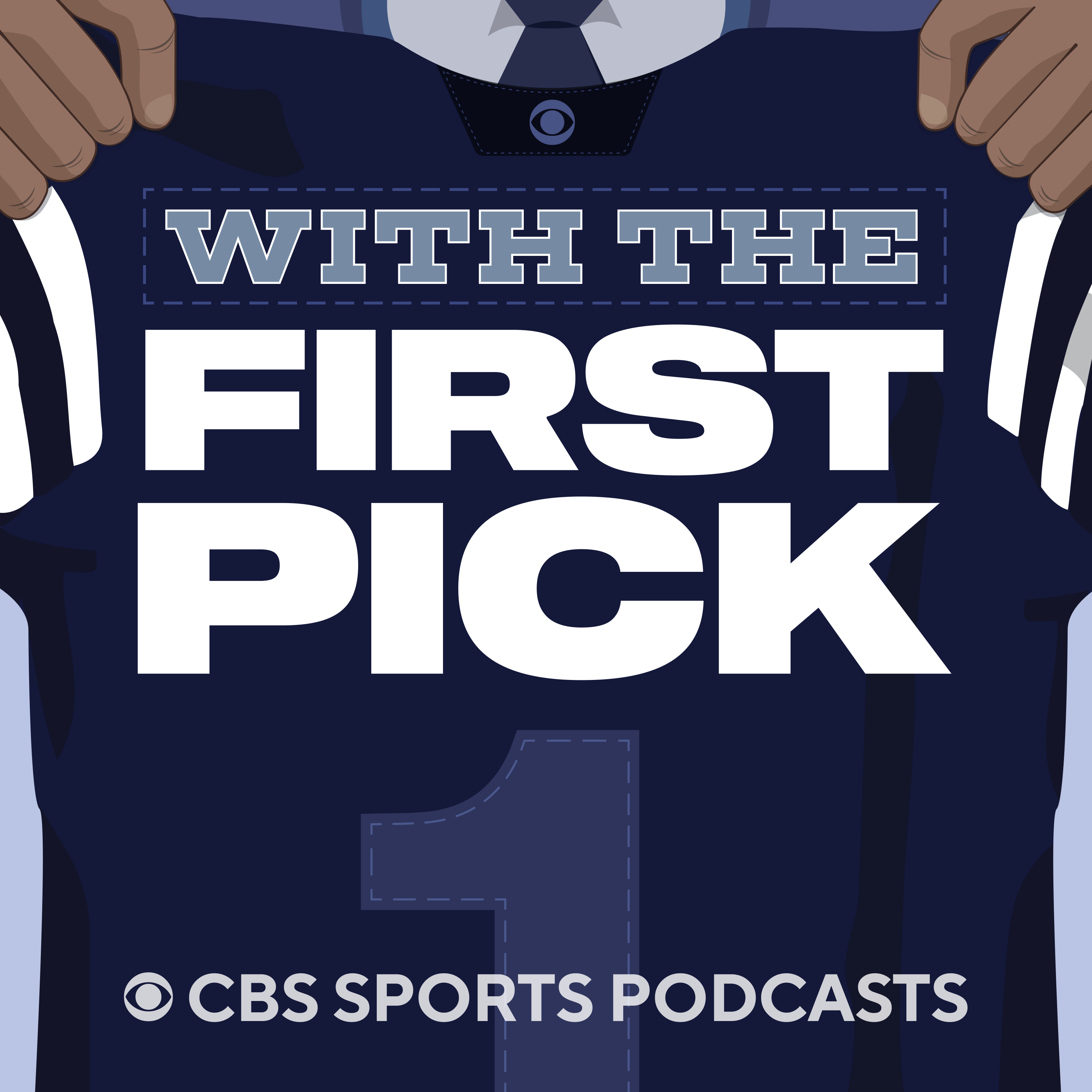 With the First Pick - 2024 NFL Mock Draft 13.0: Full 1st Round with Trades! I Non-traditional landing spots for top QBs episode artwork