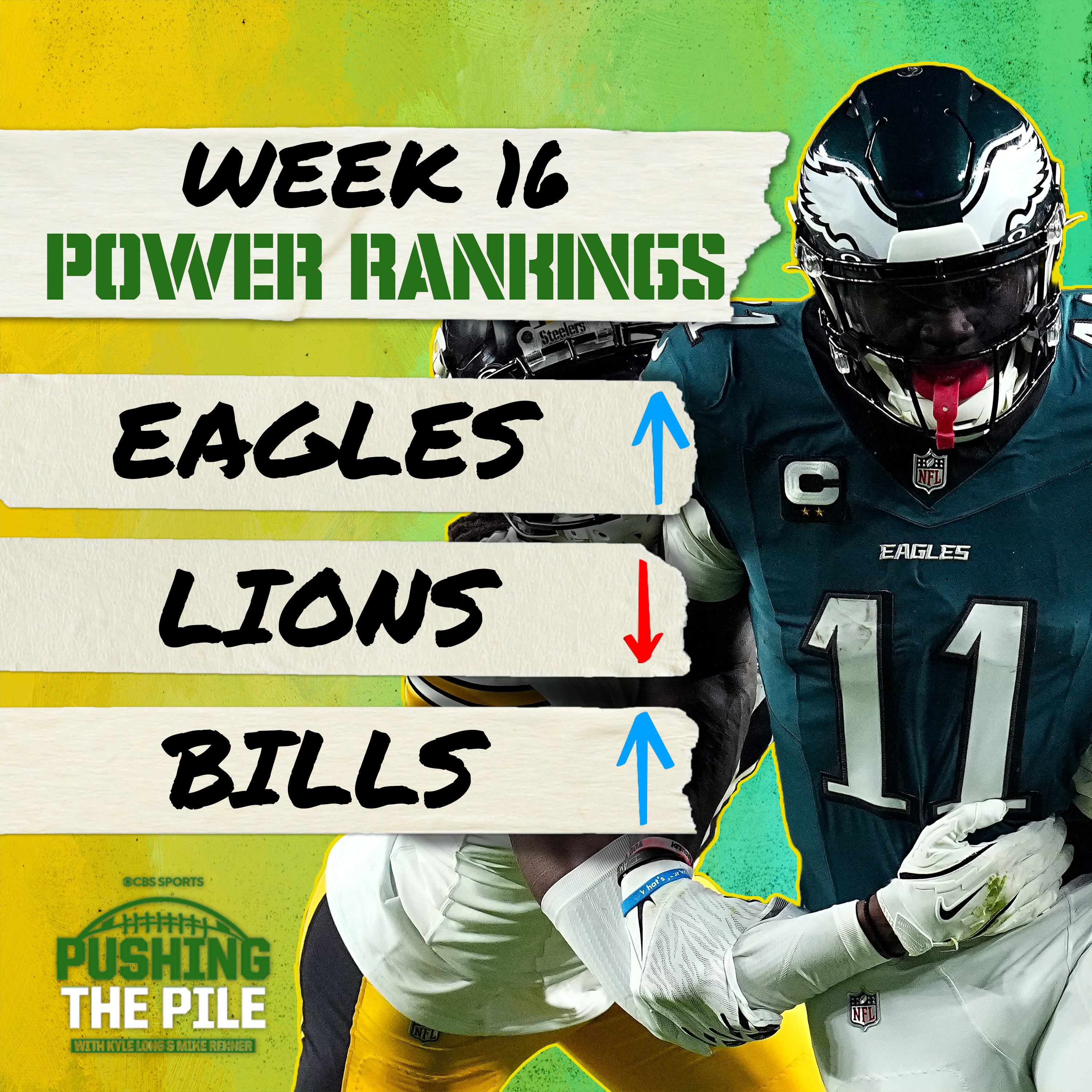 Week 16 Power Rankings: Eagles, Bills, Packers slide up, Lions, Seahawks tumble w/Pete Prisco  episode artwork