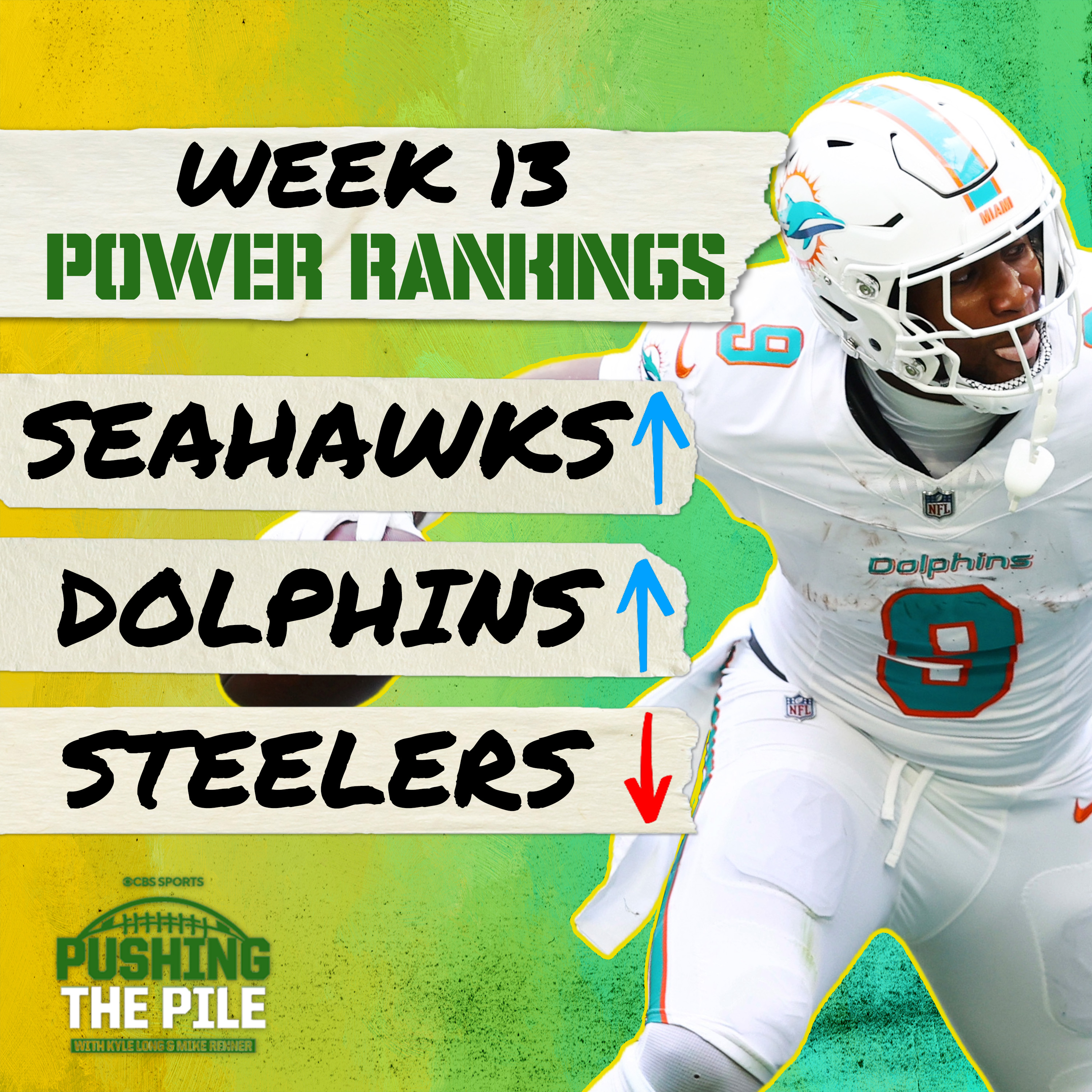 Week 13 Power Rankings: Seahawks, Dolphins and Titans jump, Steelers, 49ers sag /w Pete Prisco  episode artwork