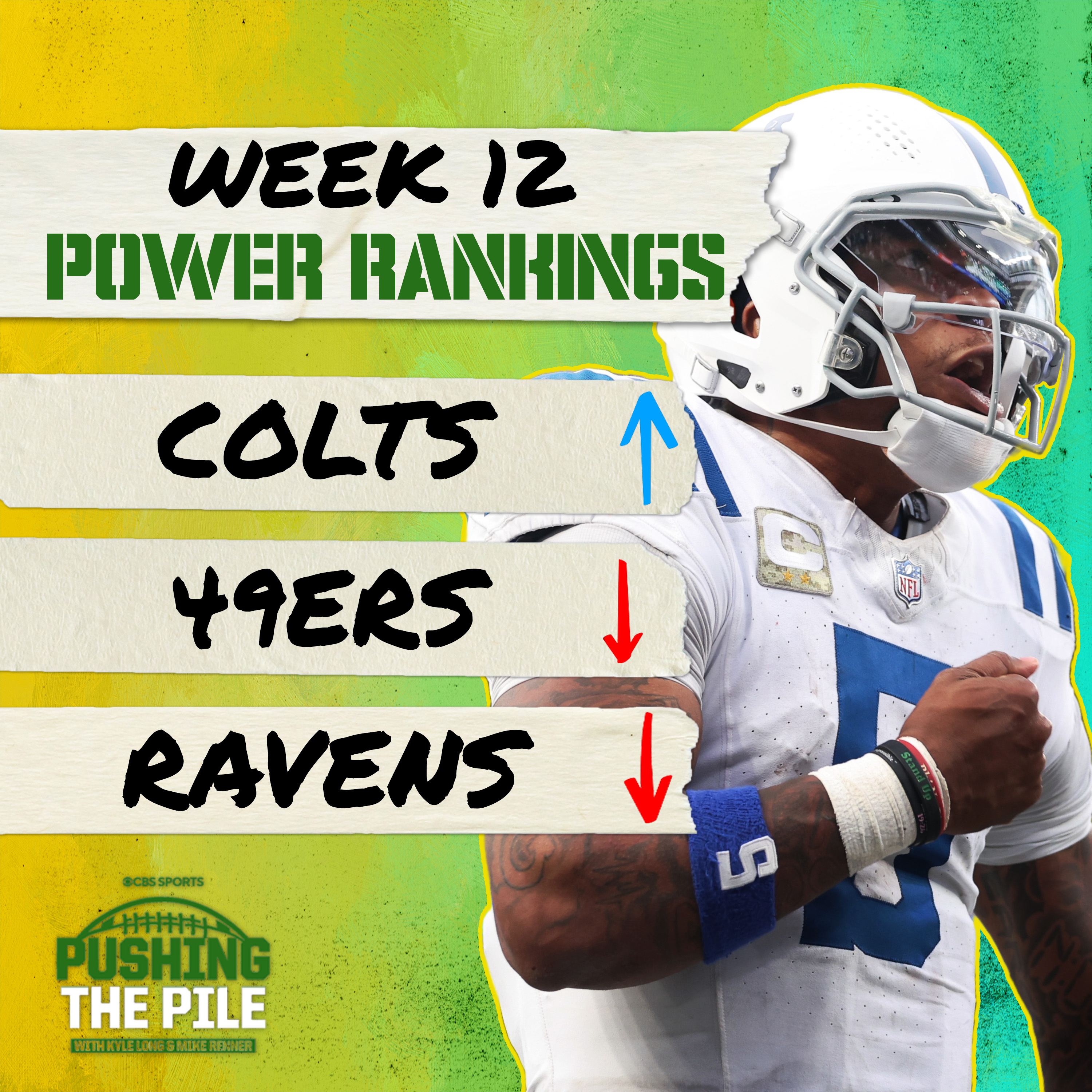 Week 12 Power Rankings: NEW NO.1, Colts, Broncos rise, 49ers, Ravens and Falcons fall w/Pete Prisco episode artwork
