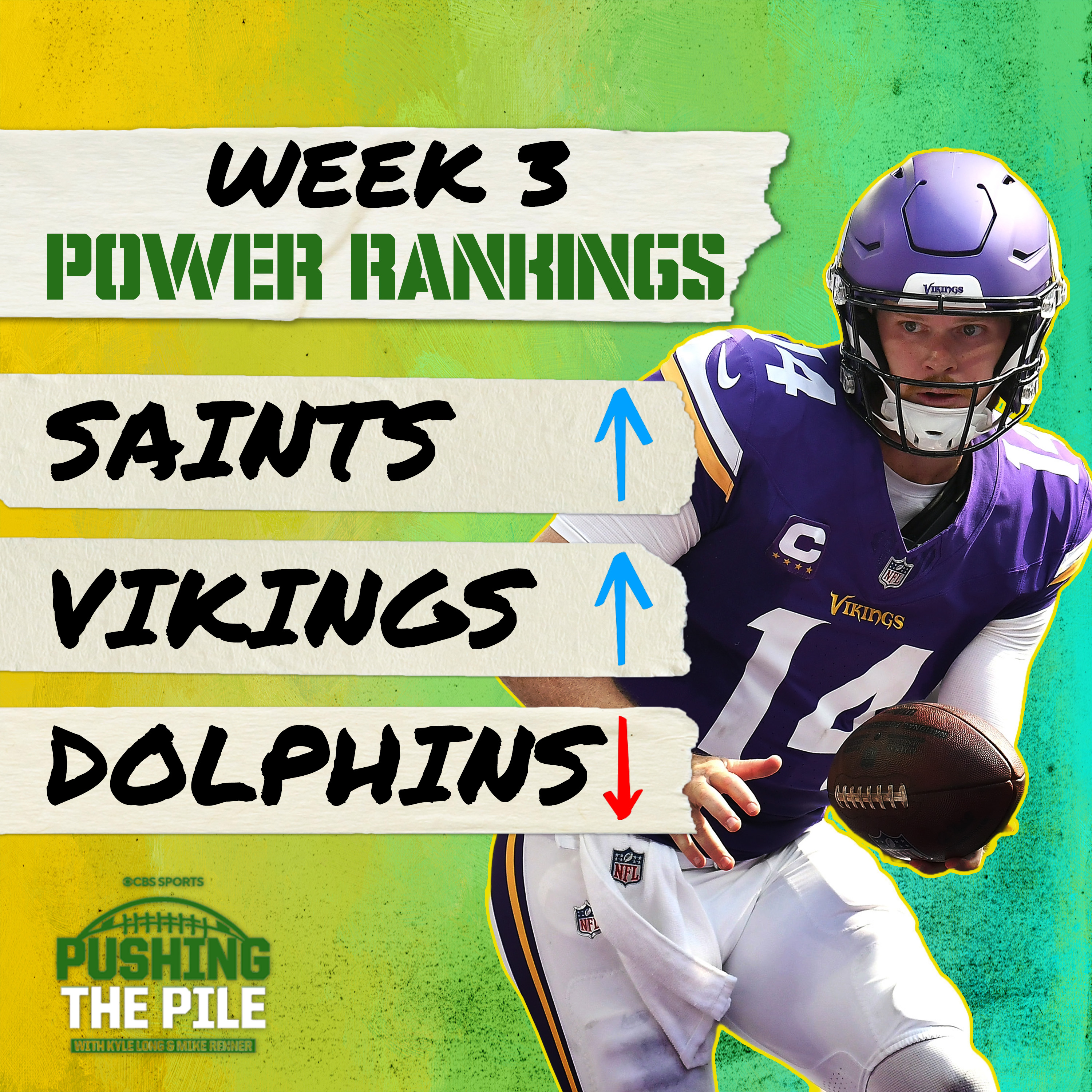 NFL Power Rankings Week 3: Vikings, Saints, Raiders make leap, Dolphins, Cowboys fall w/Pete Prisco episode artwork