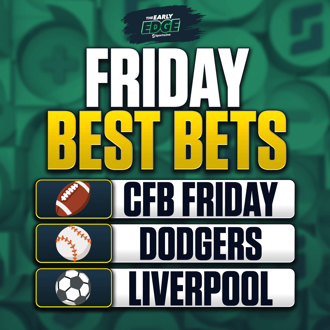 Friday's BEST BETS: College Football Picks + MLB Bets Episode cover