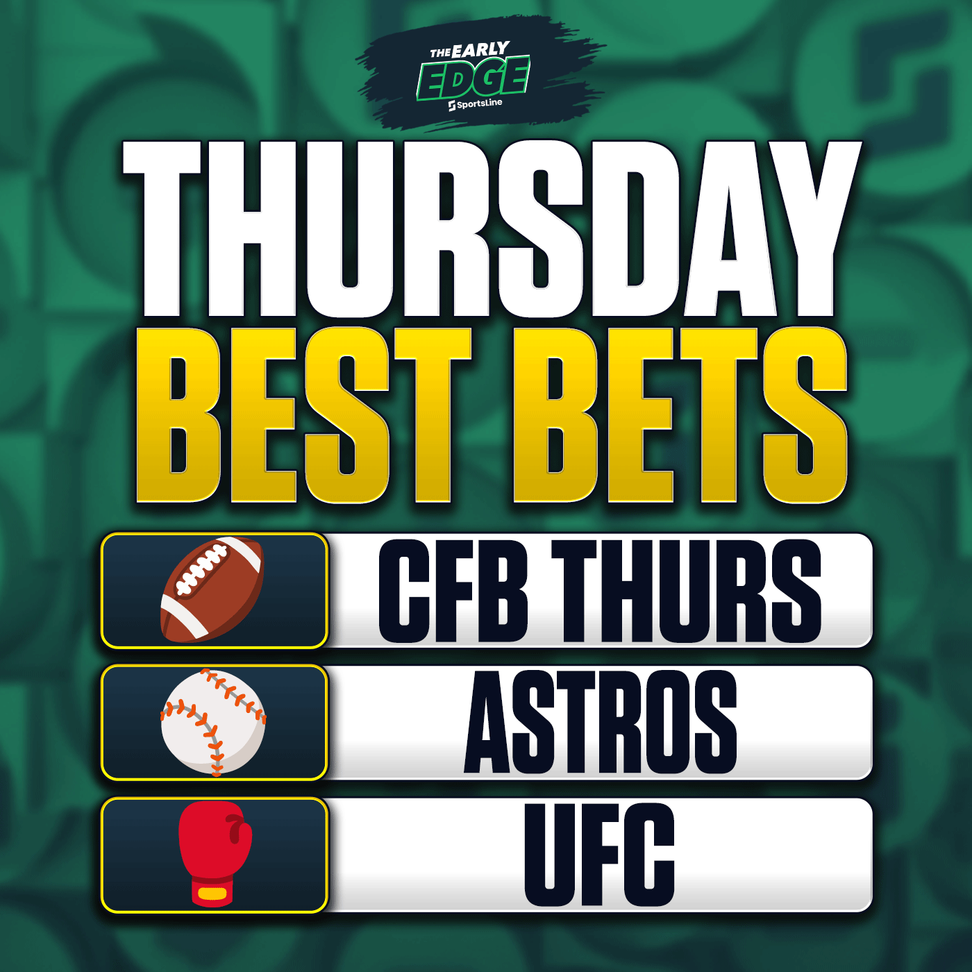 Thursday's BEST BETS: College Football Picks + MLB Bets Episode cover