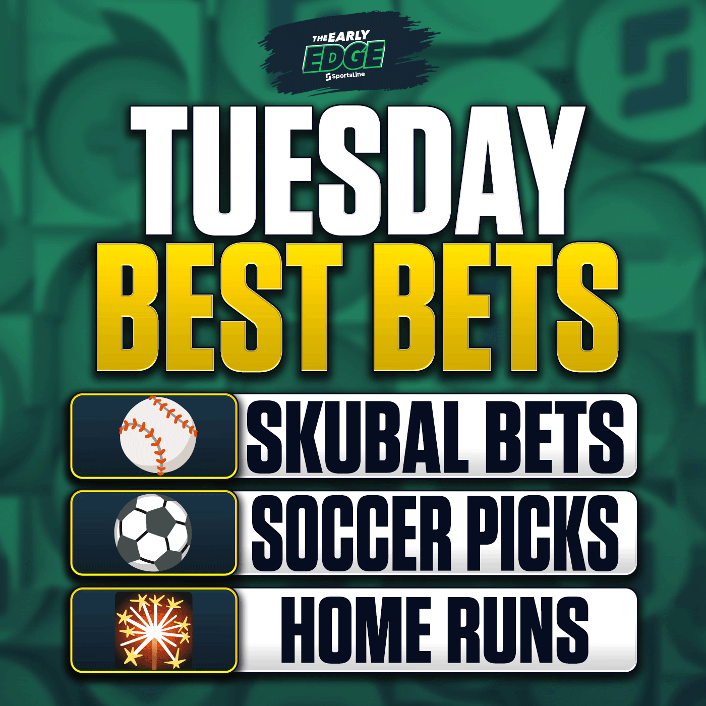 Tuesday's BEST BETS: MLB Picks + Soccer Bets + Golf episode artwork