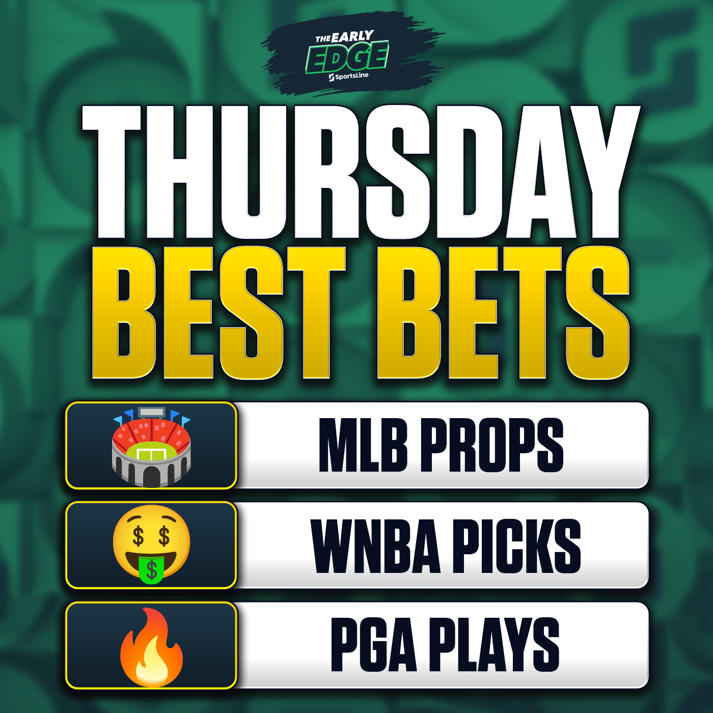 Thursday's BEST BETS: Tour Championship Picks + MLB Bets + WNBA Props Episode cover