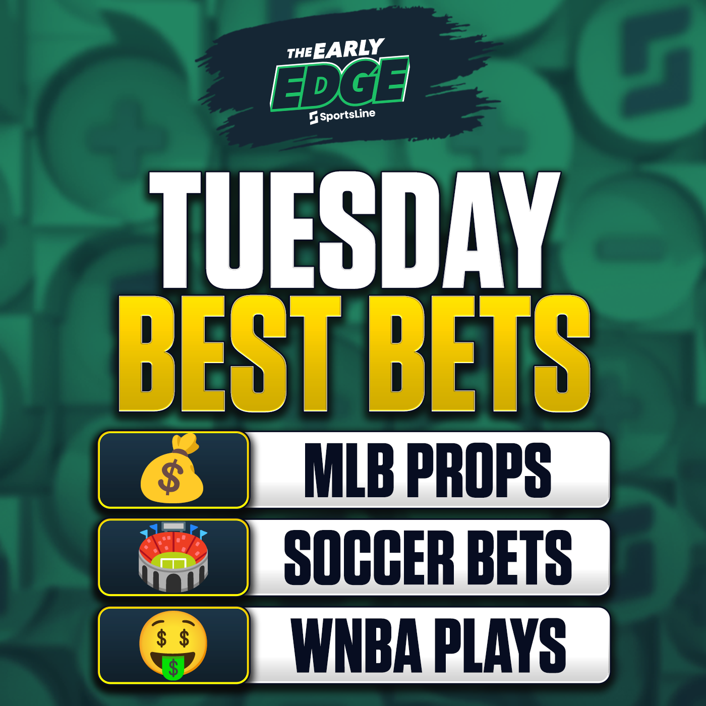 Tuesday's BEST BETS: MLB Picks + Soccer Props + Tour Championship Bets + WNBA | Early Edge Episode cover