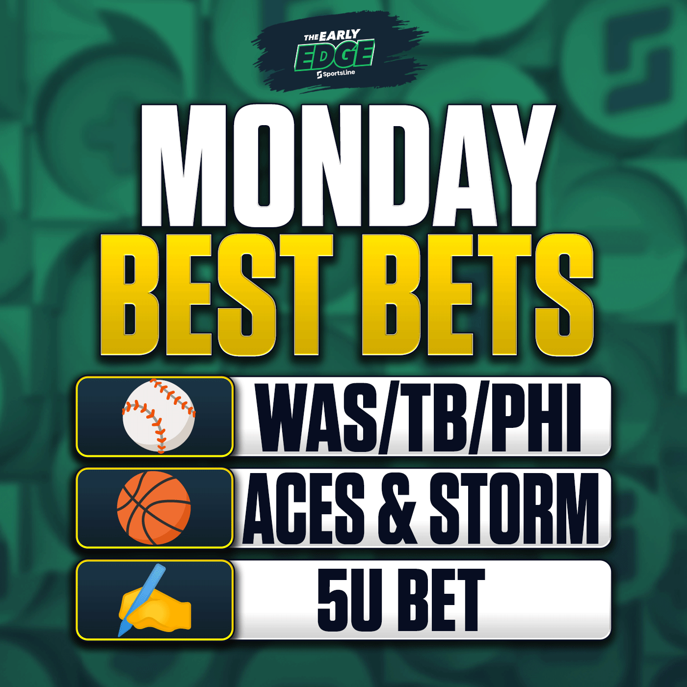Monday's BEST BETS: MLB Bets + WNBA Picks  episode artwork