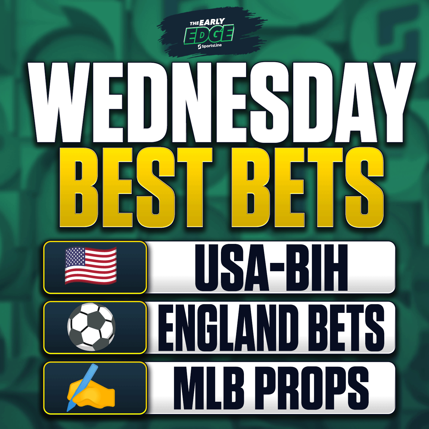 Wednesday's BEST BETS: World Cup Picks + Team USA + MLB Props episode artwork