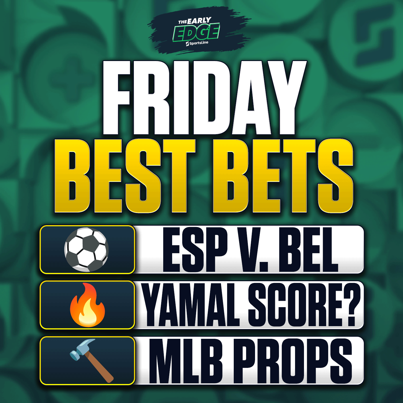 World Cup Picks + MLB Props | Early Edge episode artwork
