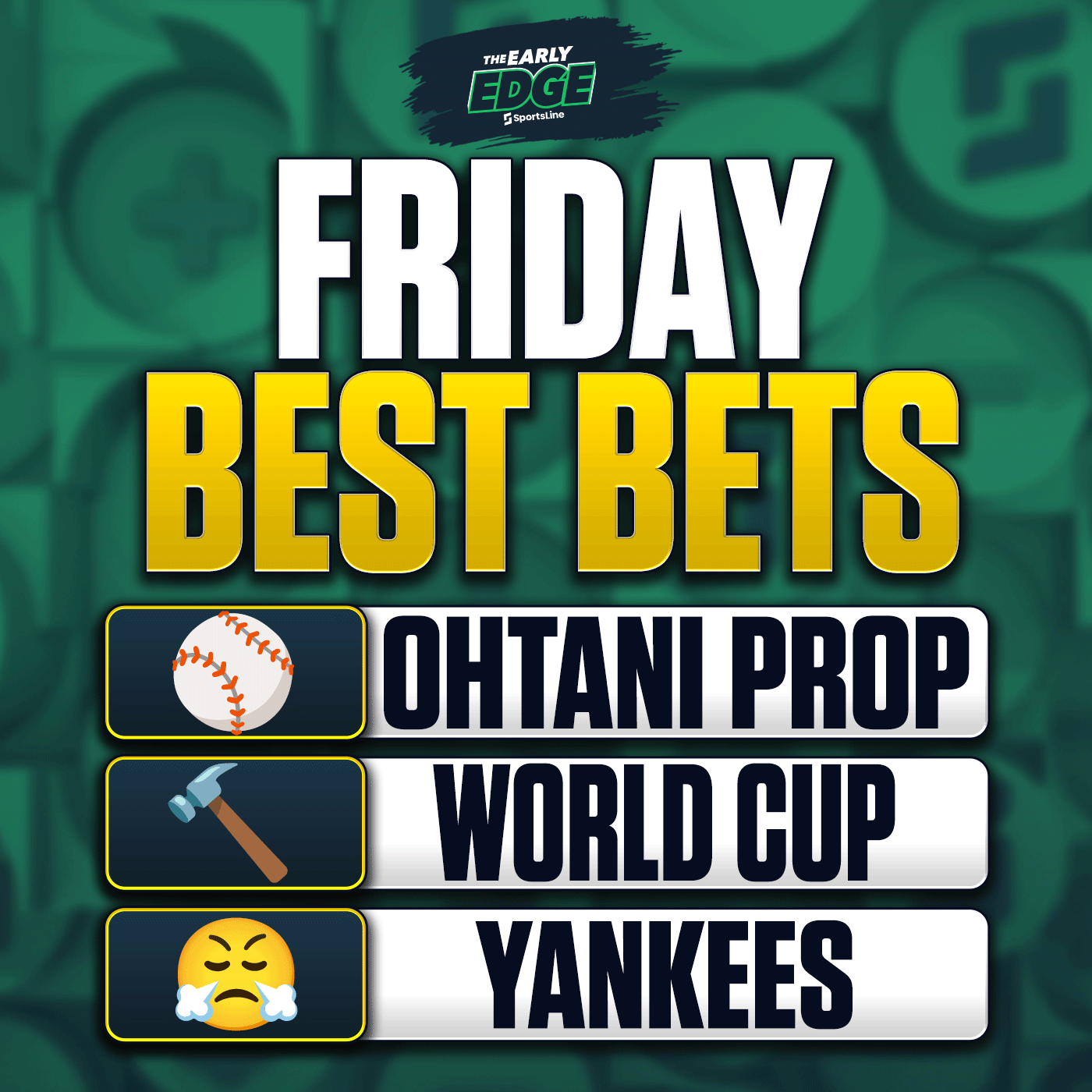 Friday's BEST BETS: World Cup Picks + MLB Bets episode artwork