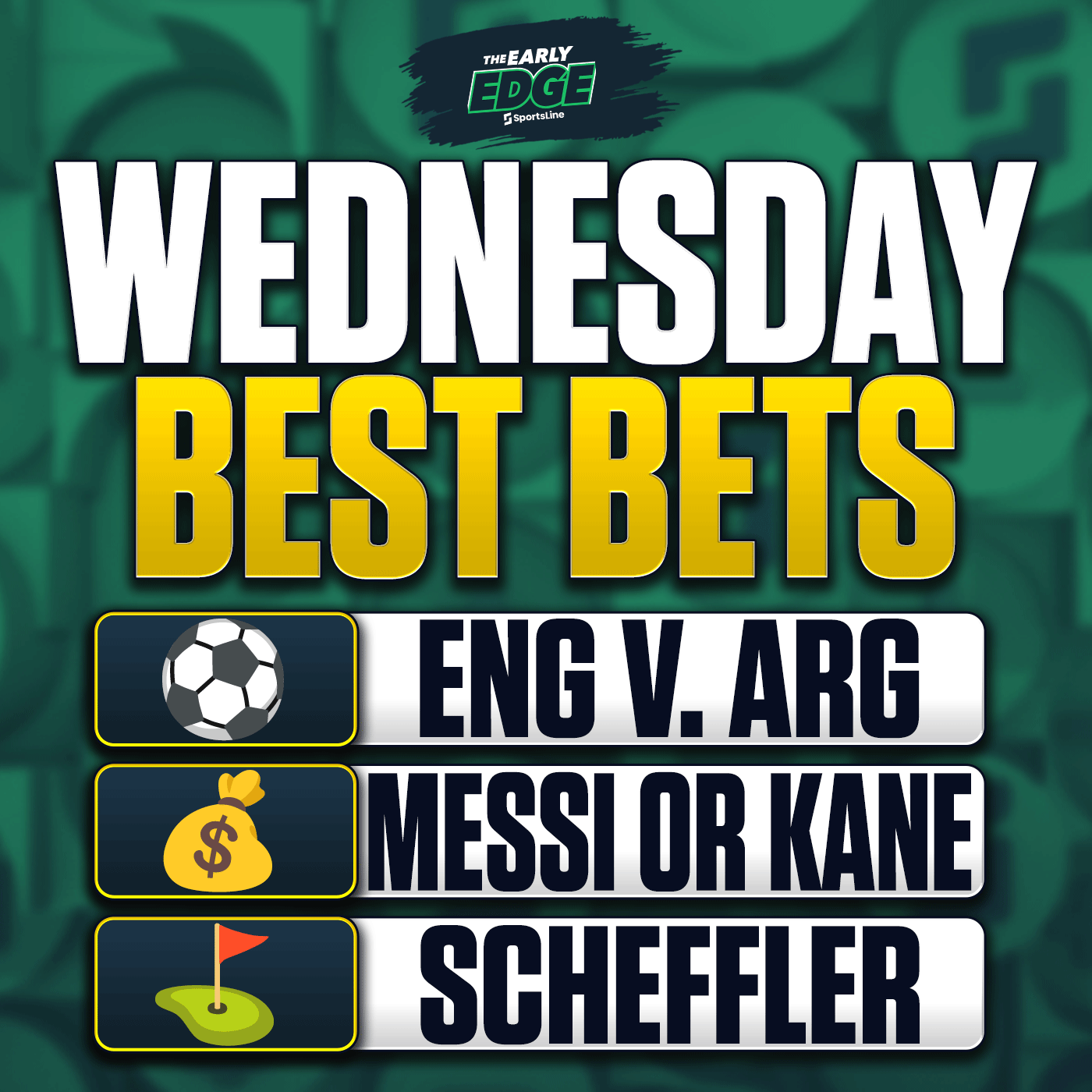 Wednesday's BEST BETS: England vs Argentina Picks + The Open episode artwork