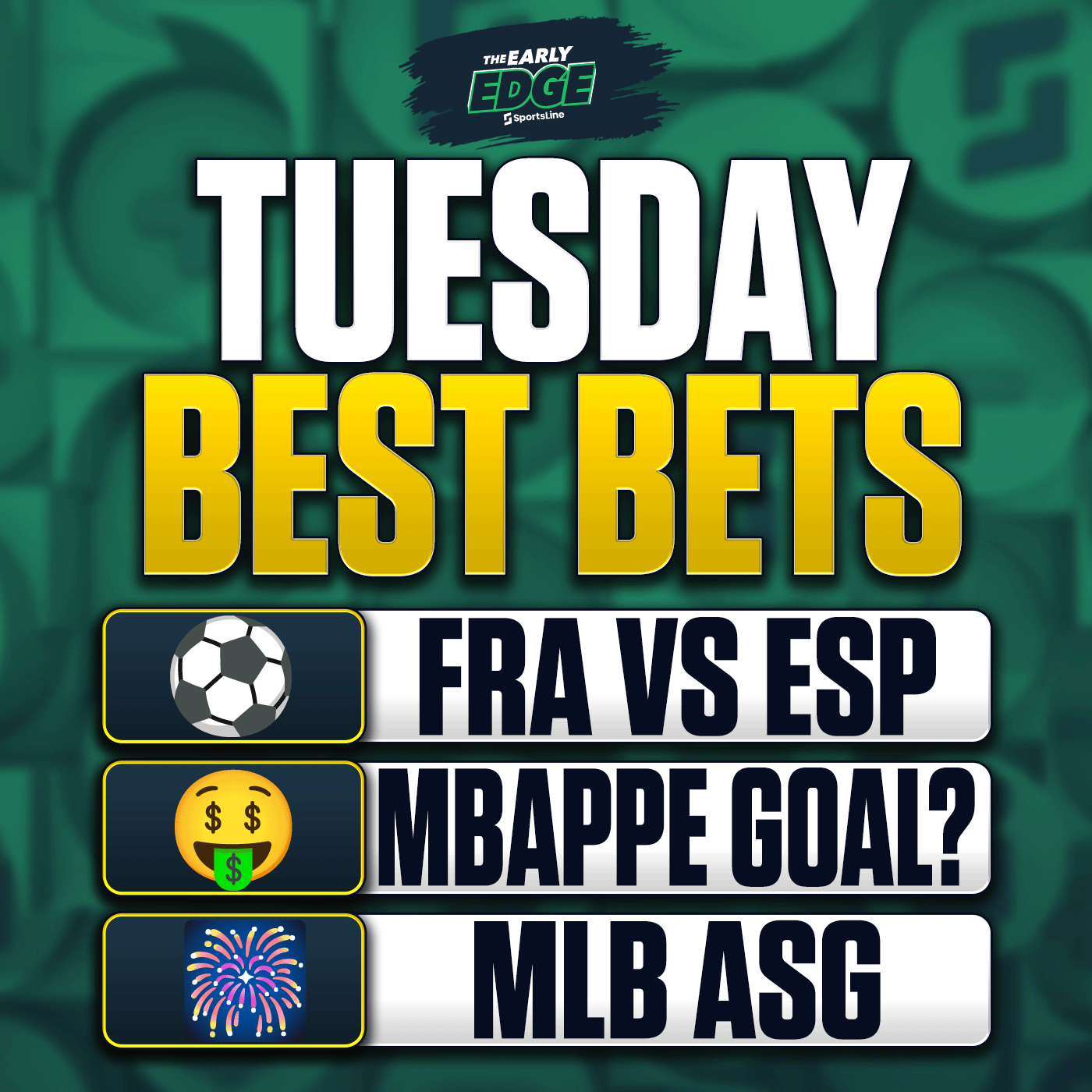Tuesday's BEST BETS: France vs. Spain Picks + All-Star Game Bets episode artwork