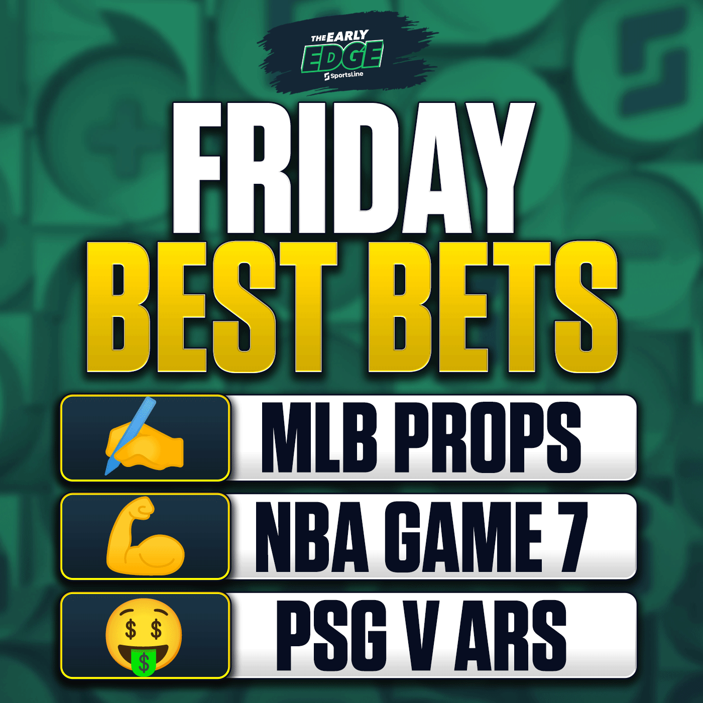 Friday's BEST BETS: MLB Picks + PSG v Arsenal + Golf + College Baseball episode artwork
