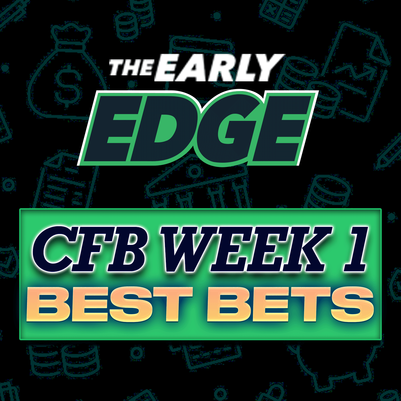 College Football Week 1 BEST BETS AND PICKS!  episode artwork
