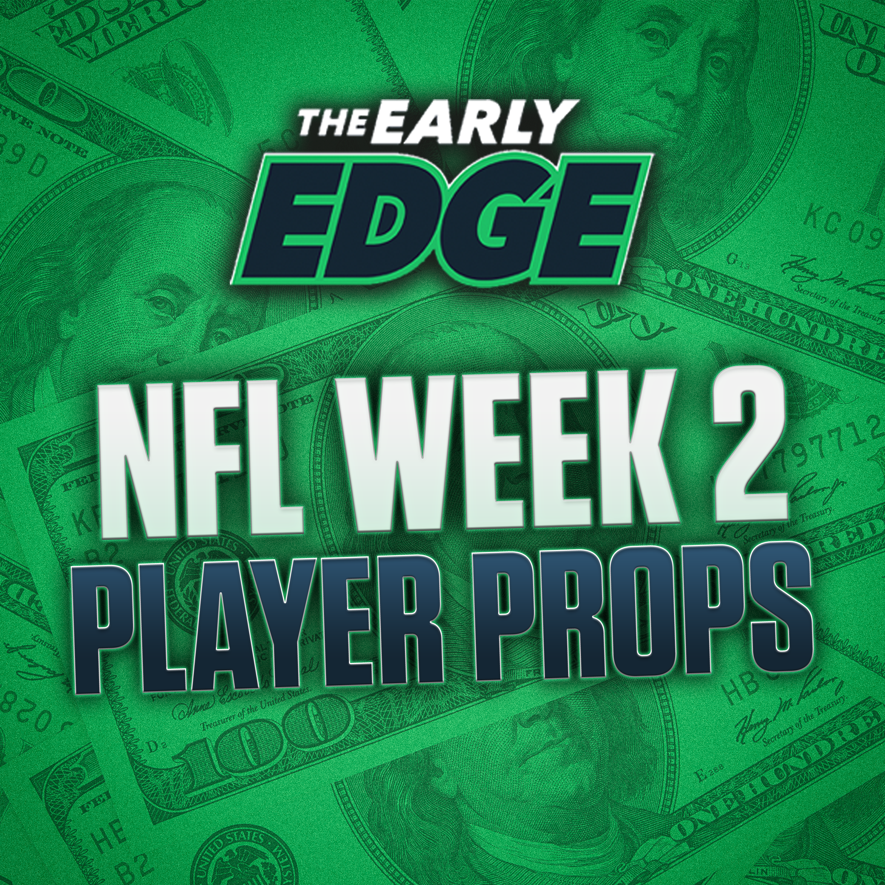 NFL Week 2 Player Props BEST BETS & PICKS | The Early Edge episode artwork