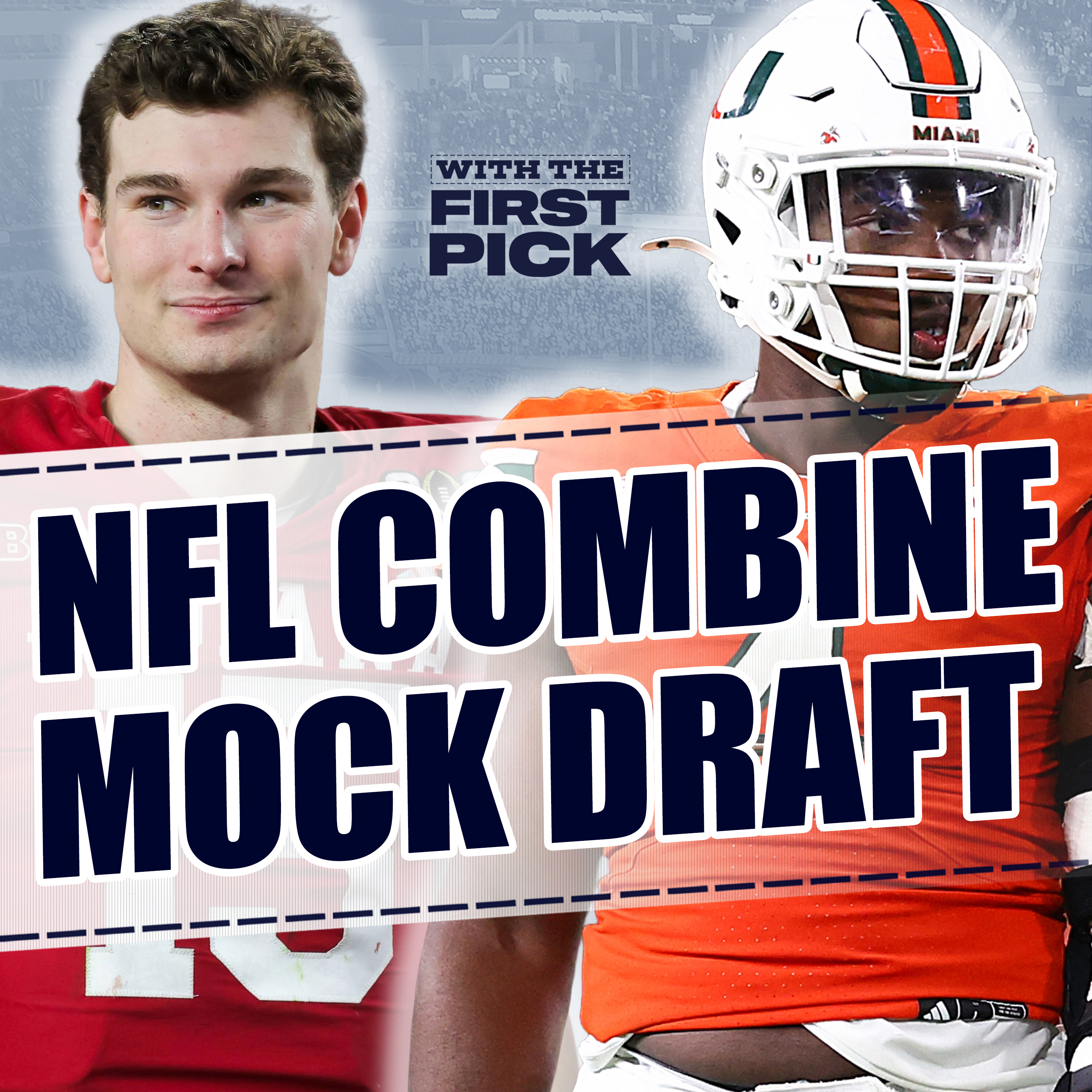 2026 NFL Mock Draft LIVE From The Combine: Rueben Bain Jr Reacts To His Pick 👀 episode artwork