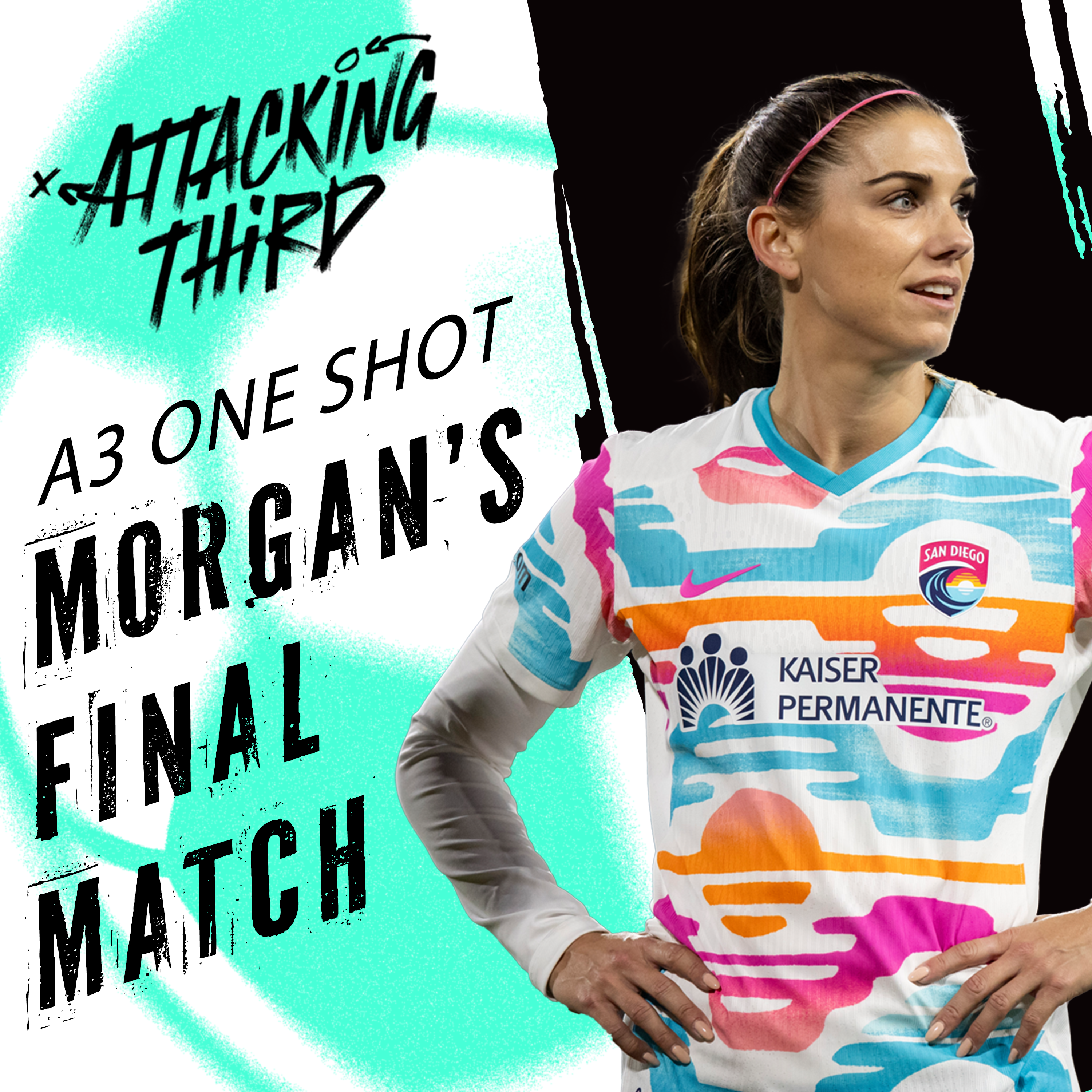 A3 ONE SHOT: Alex Morgan's final farewell | Retirement Press Conference reaction (Soccer 09/06)