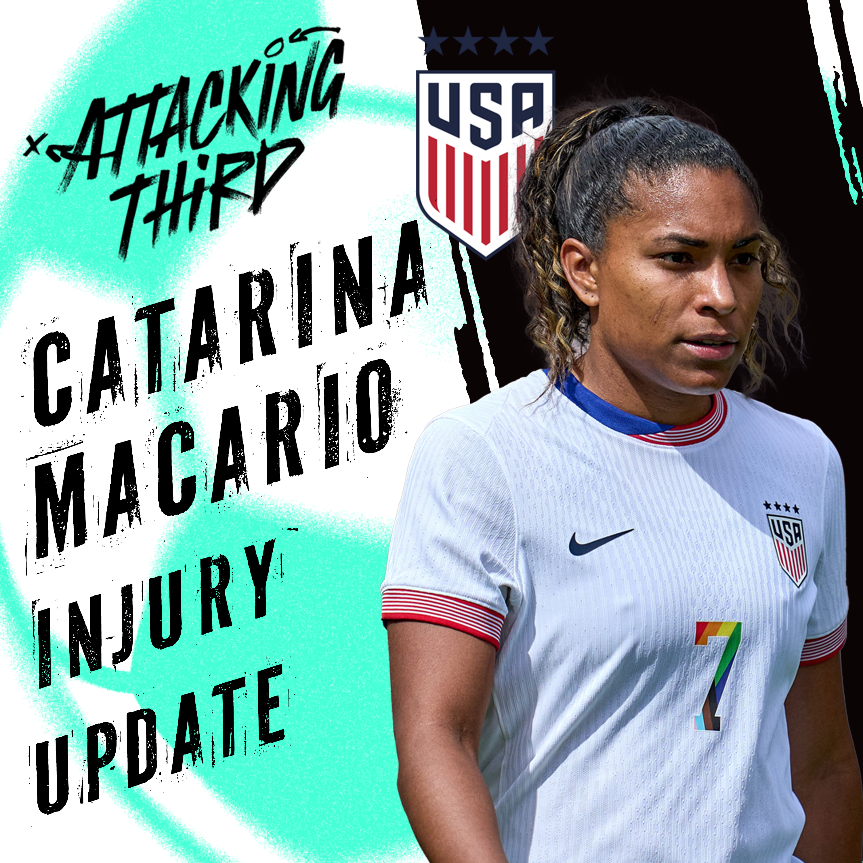 Breaking News: Catarina Macario to withdraw from US Olympic Roster due to "knee irritation" (Soccer 07/12)