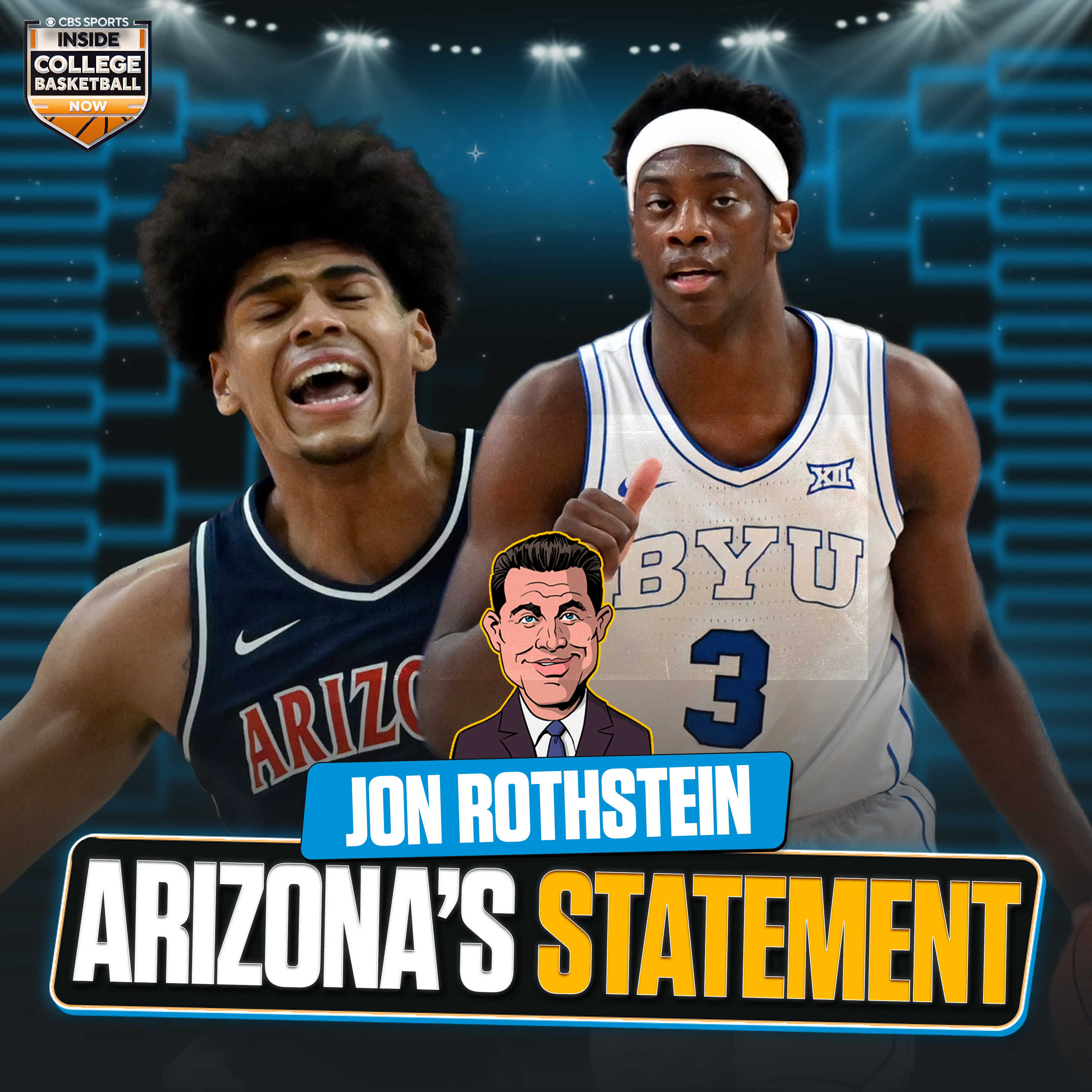 Koa Peat & Arizona make a STATEMENT + BYU vs. Nova & Duke vs. Texas feels like a Round of 32 game episode artwork