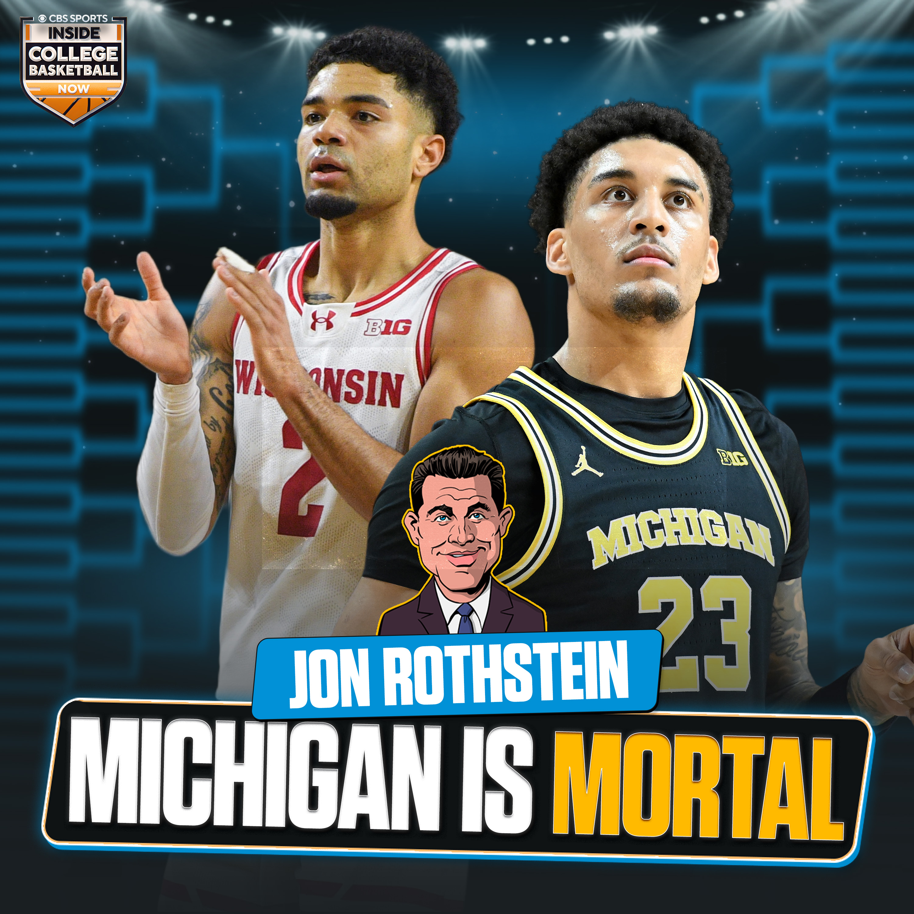 Michigan is mortal, Arizona looks dominant + Fred Hoiberg's COY campaign & a CBB Blue Blood audit episode artwork