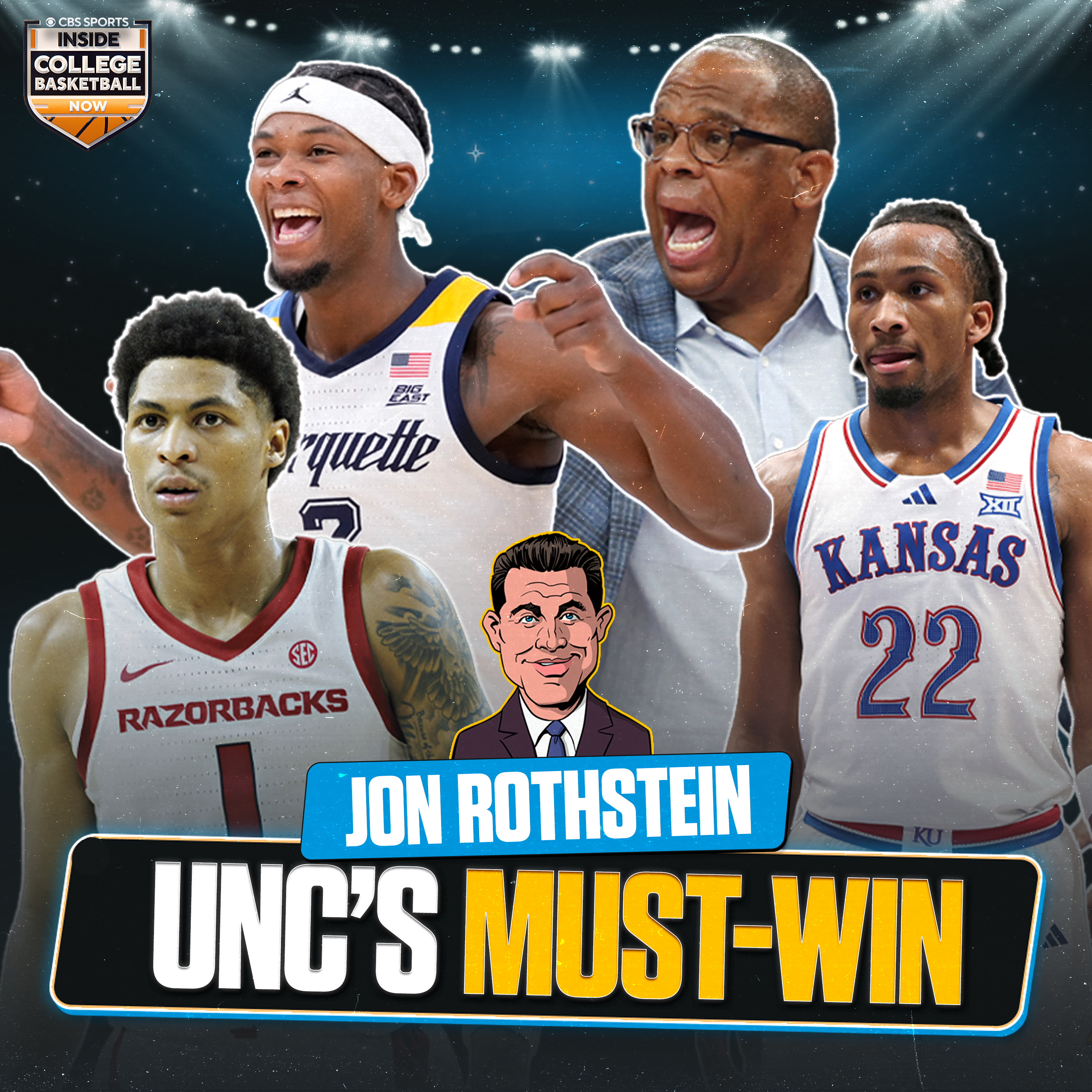 What makes North Carolina’s showdown vs. Kansas a MASSIVE game + Alabama has a tough road ahead episode artwork