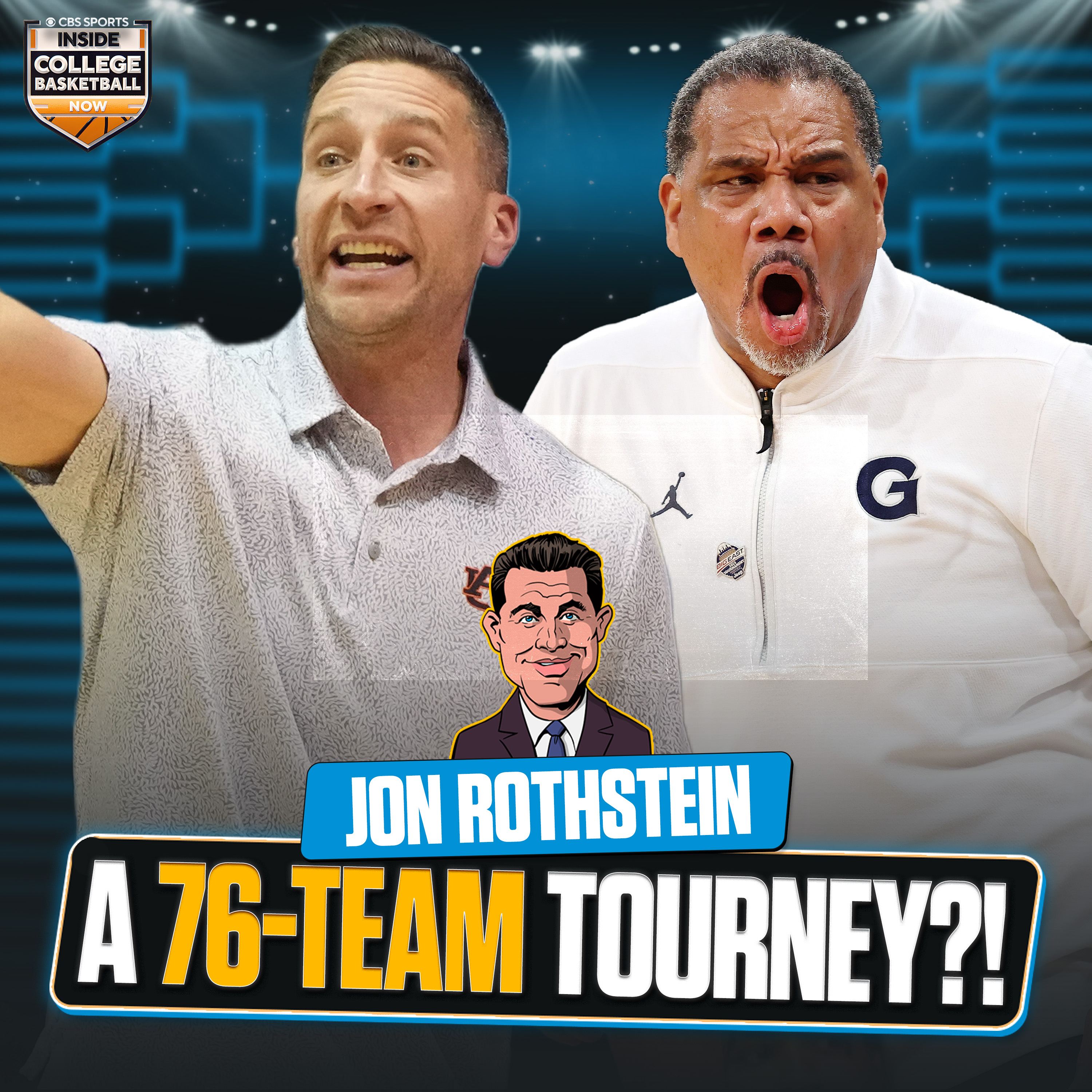 A 76-Team NCAA Tournament?! + Tahaad Pettiford STAYING at Auburn & Hoya Paranoia! episode artwork