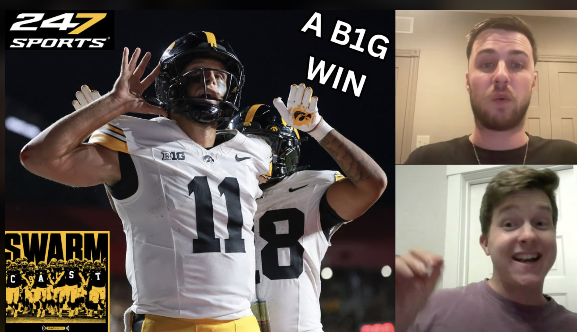 Swarmcast: Instant Reaction to Iowa's 38-28 win over Rutgers episode artwork