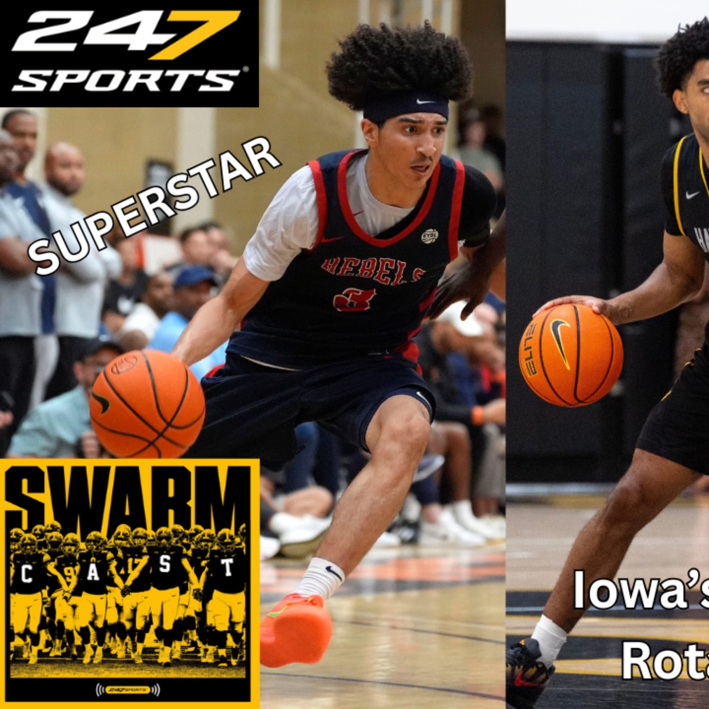 Iowa's Chances at SUPERSTAR Cayden Daughtry after MASSIVE Peach Jam, Hawks 2026 Rotation | SwarmCast episode artwork